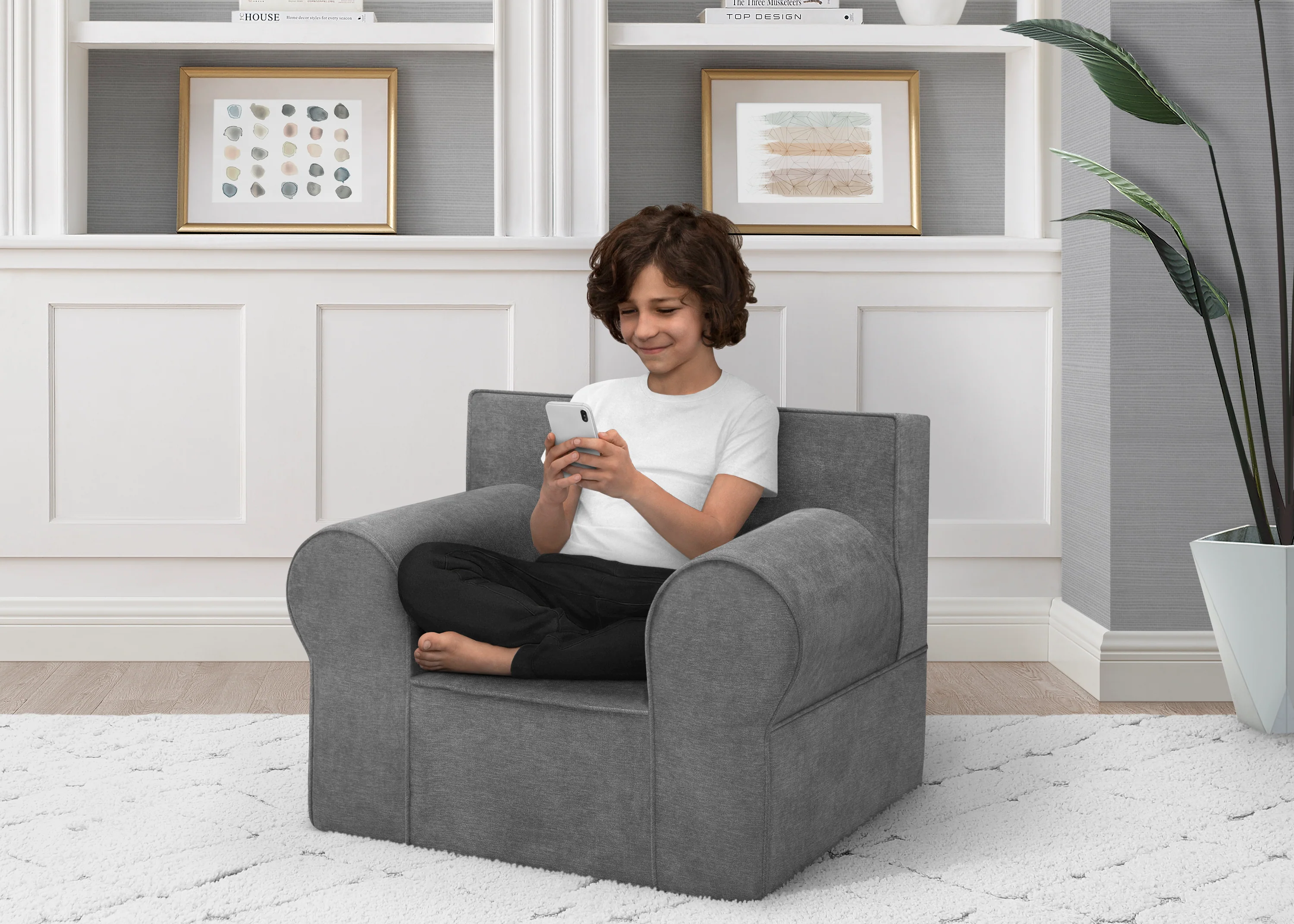 Personalized XL Cozee Foam Chair for Kids - Our Largest Chair - Image 5