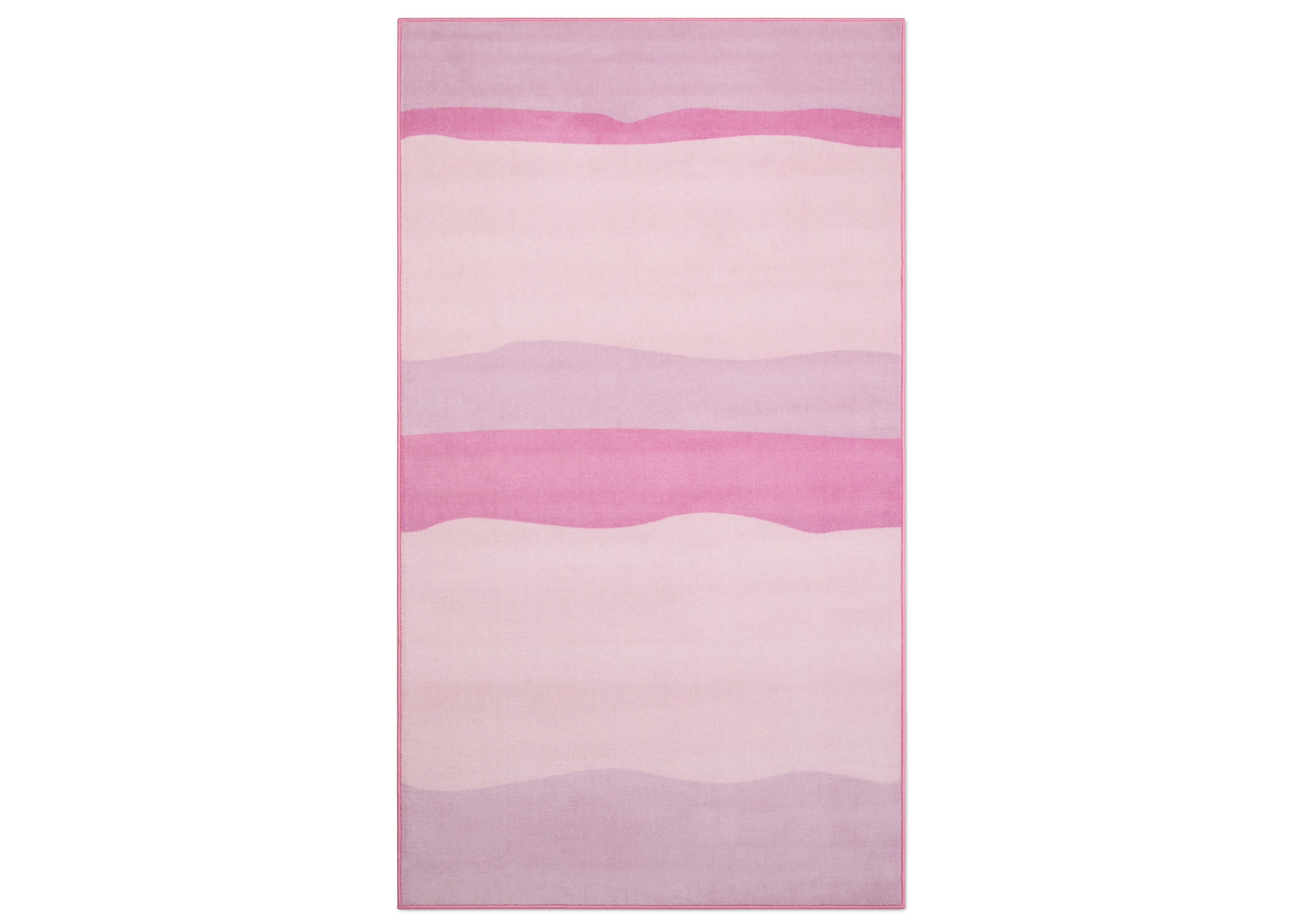 Pink Ombre Rectangle Area Rug for Kids, 53-Inch x 59-Inch - Image 2