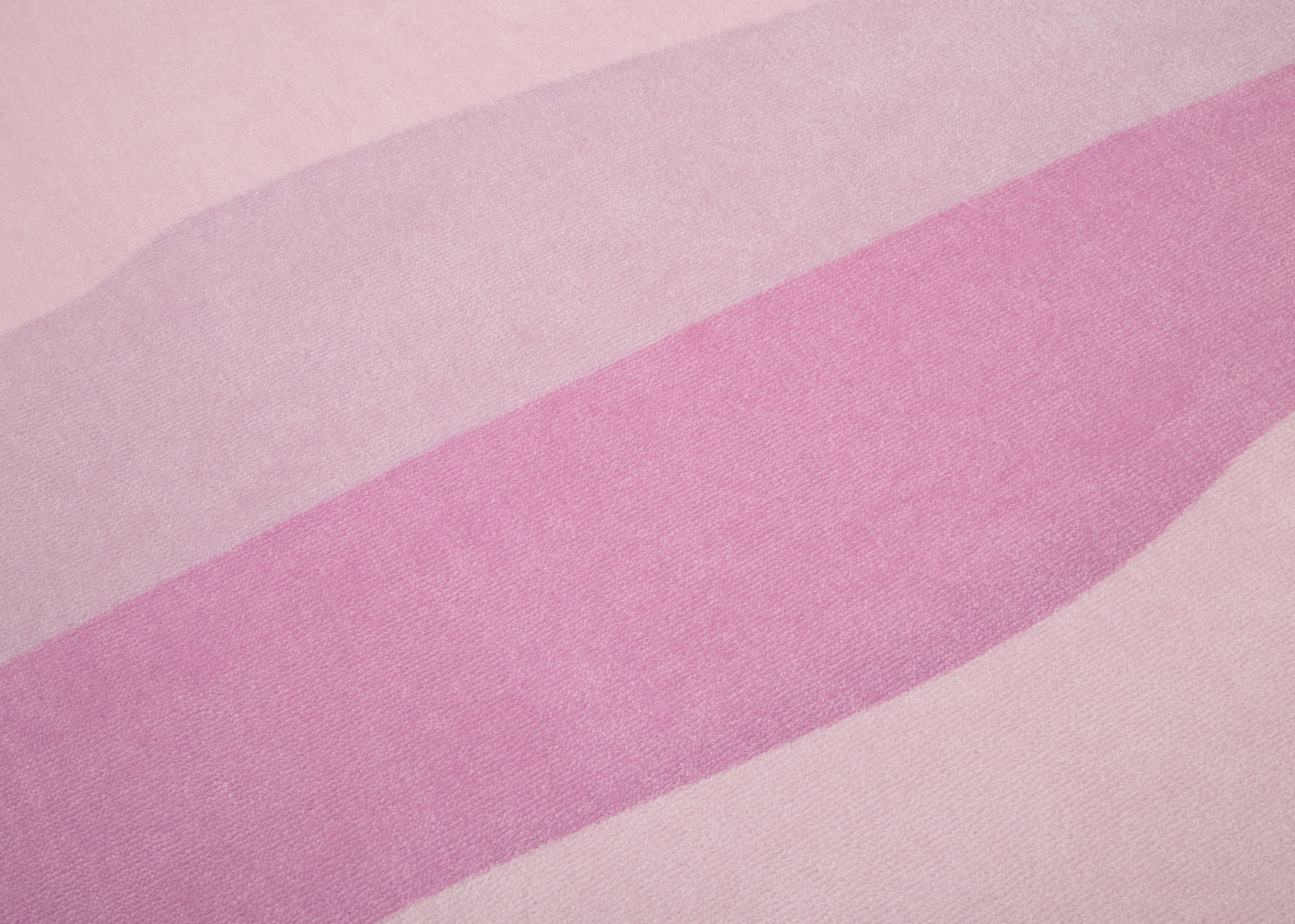 Pink Ombre Rectangle Area Rug for Kids, 53-Inch x 59-Inch - Image 3