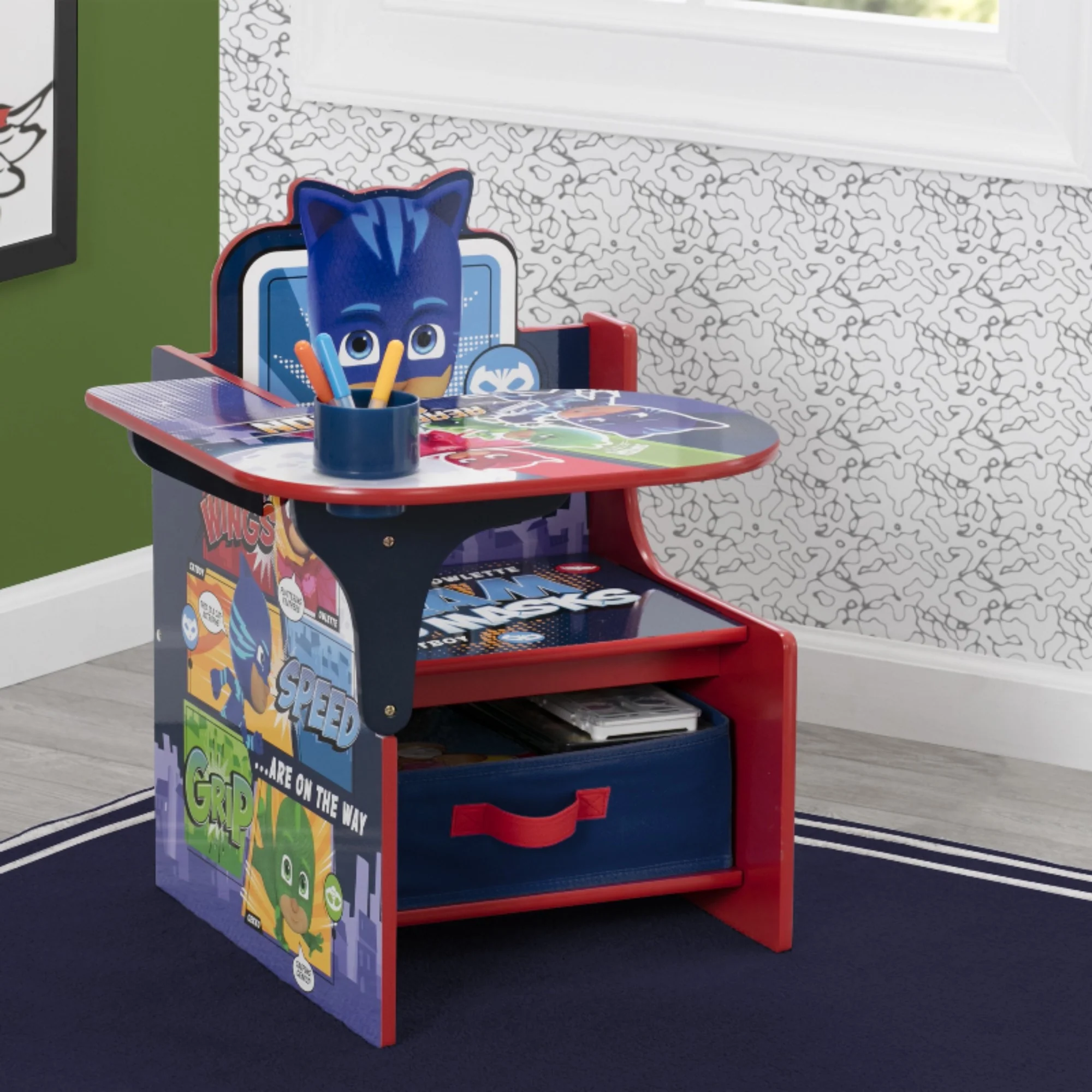 PJ Masks Chair Desk with Storage Bin - Image 6