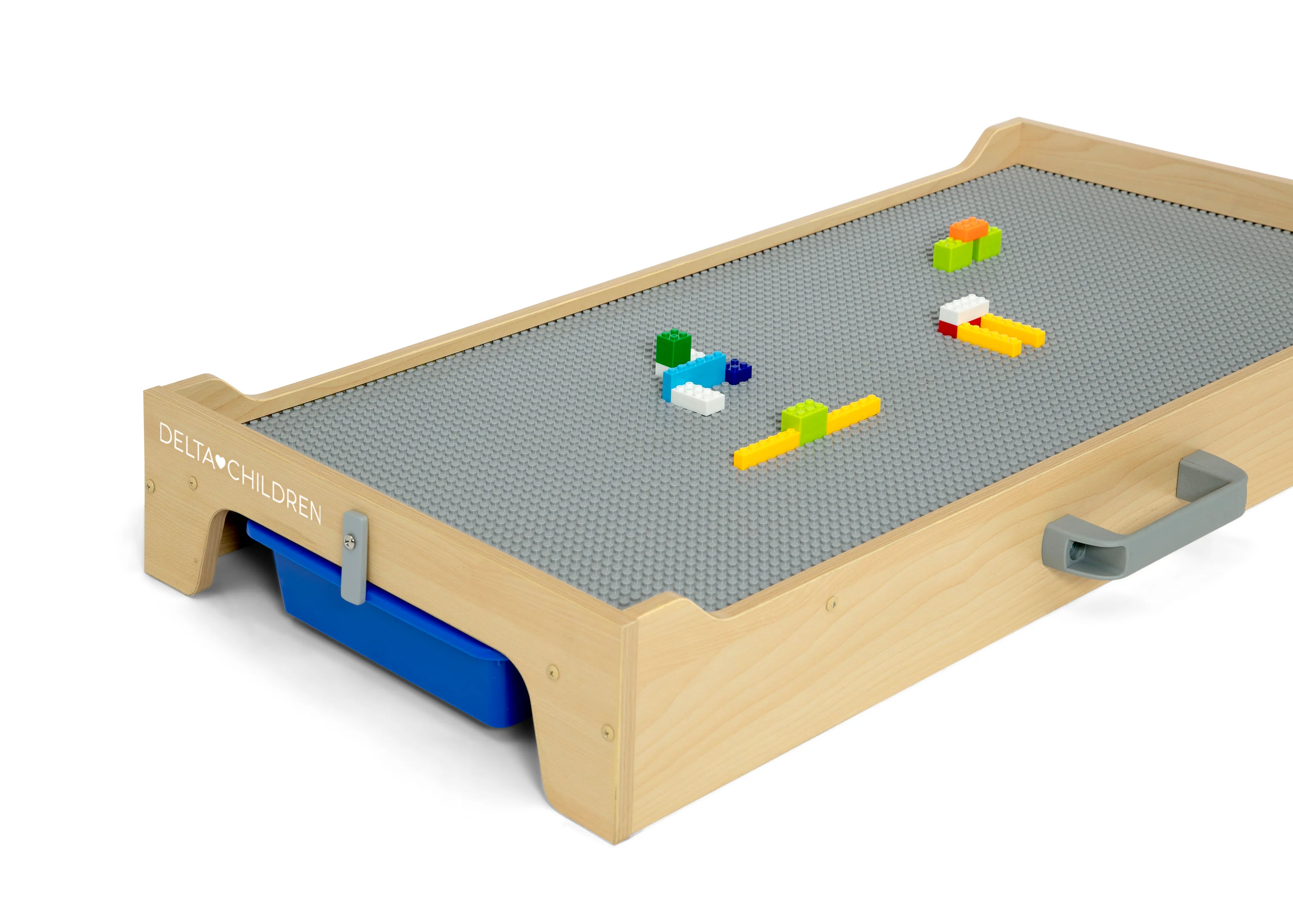 Play N Store Building Bricks Play Table with 100+ Play Bricks Included - Image 12