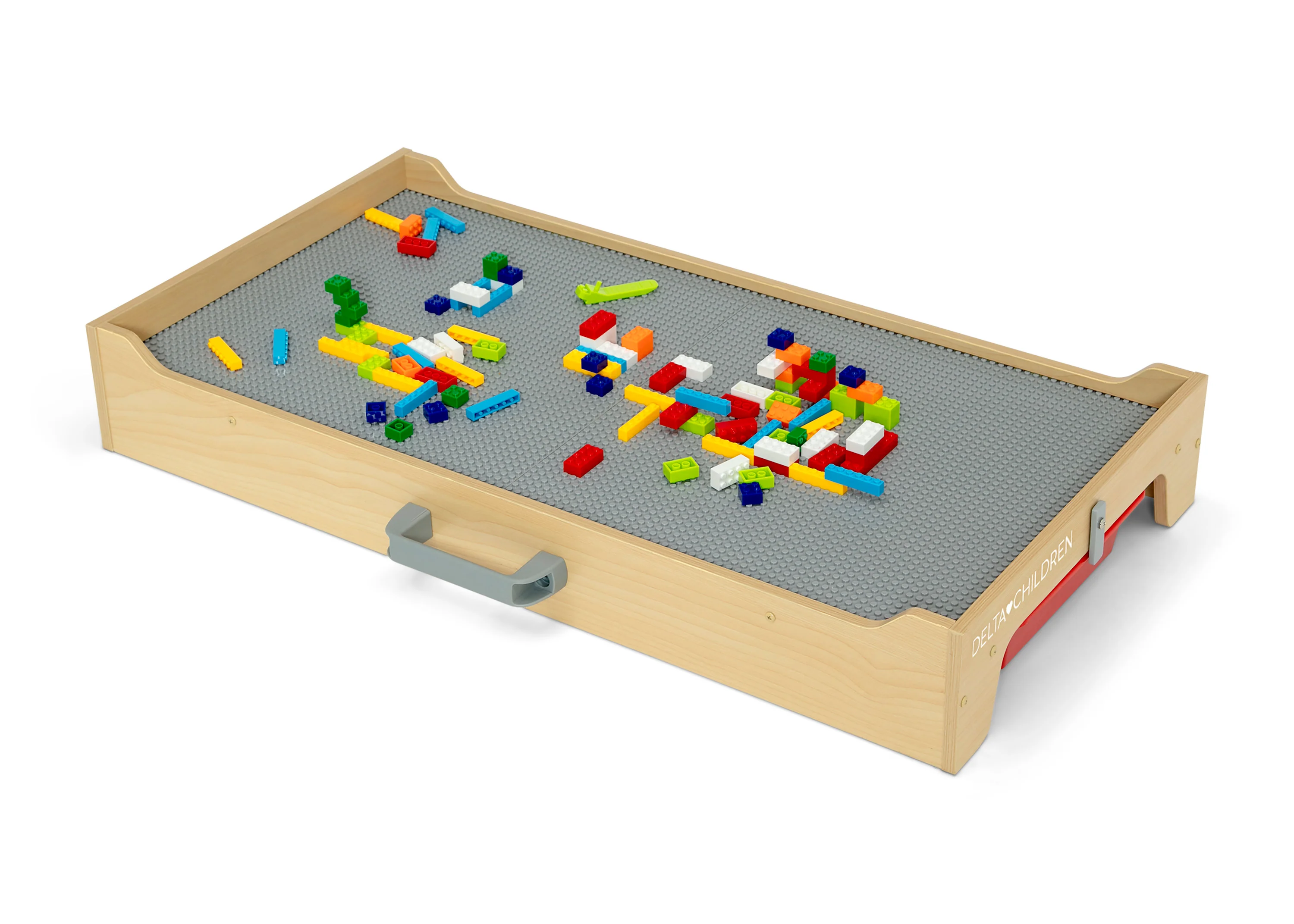 Play N Store Building Bricks Play Table with 100+ Play Bricks Included - Image 5