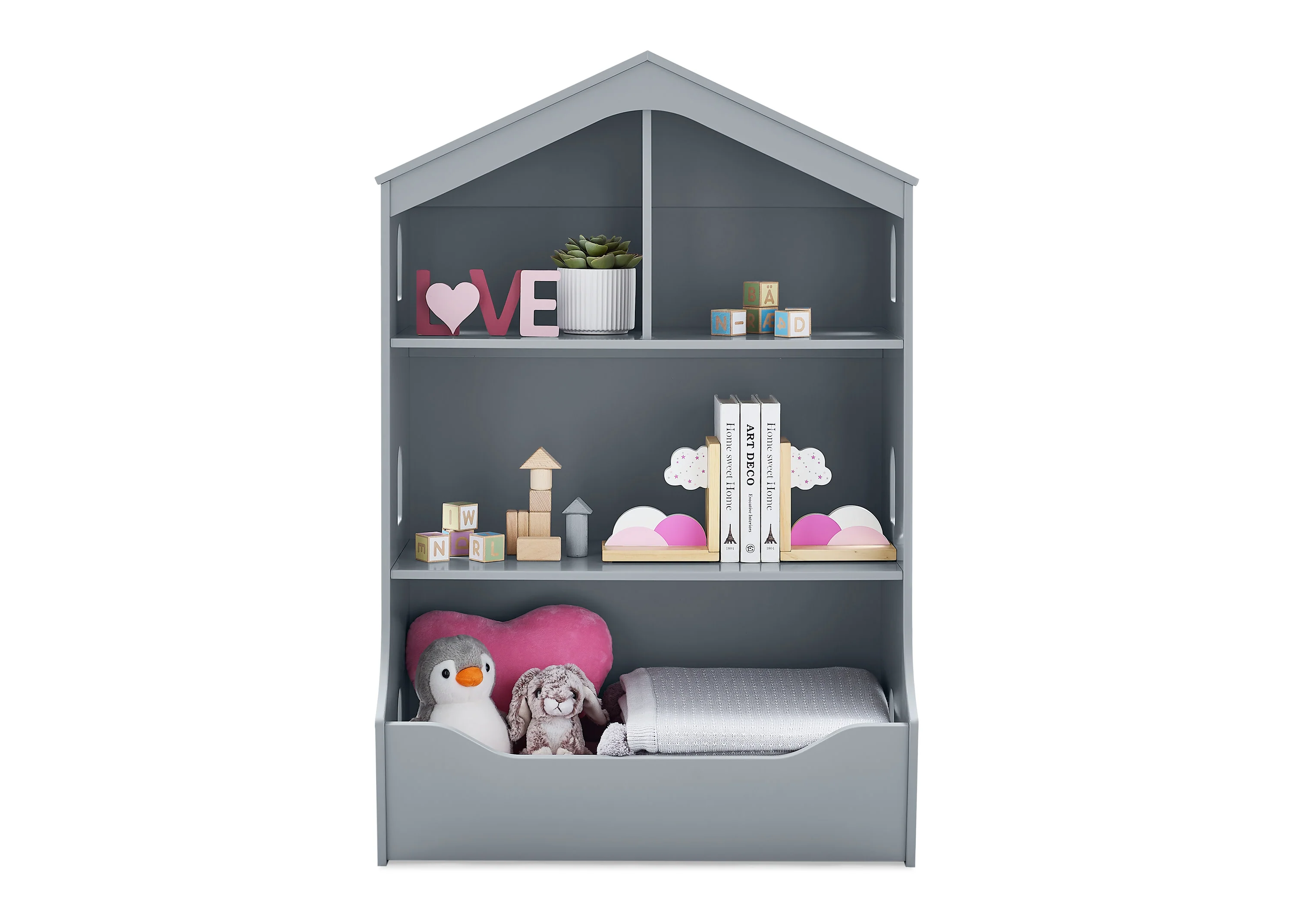 Playhouse Bookcase with Toy Storage - Image 2