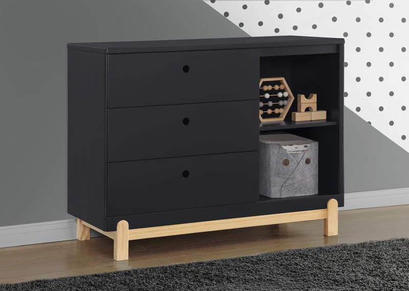 Poppy 3 Drawer Dresser with Cubbies - Image 10