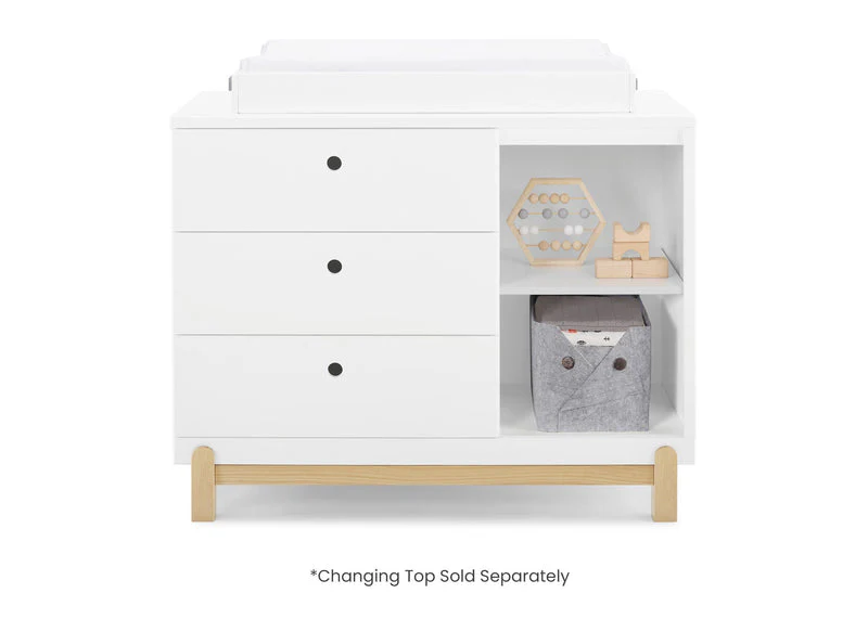 Poppy 3 Drawer Dresser with Cubbies - Image 14
