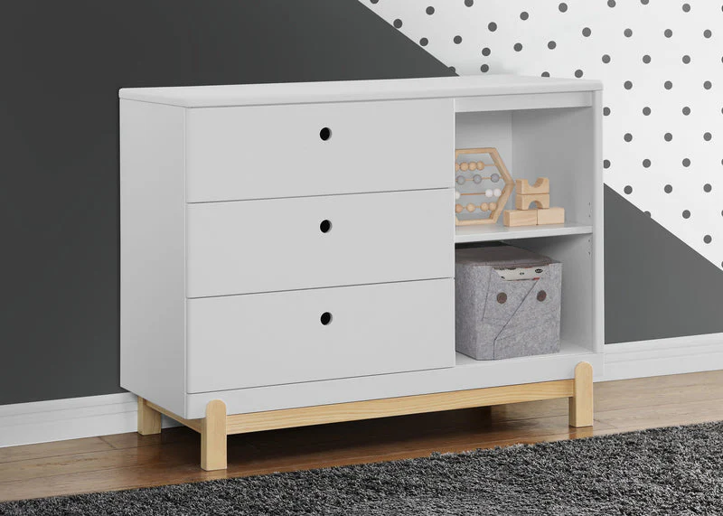 Poppy 3 Drawer Dresser with Cubbies - Image 15