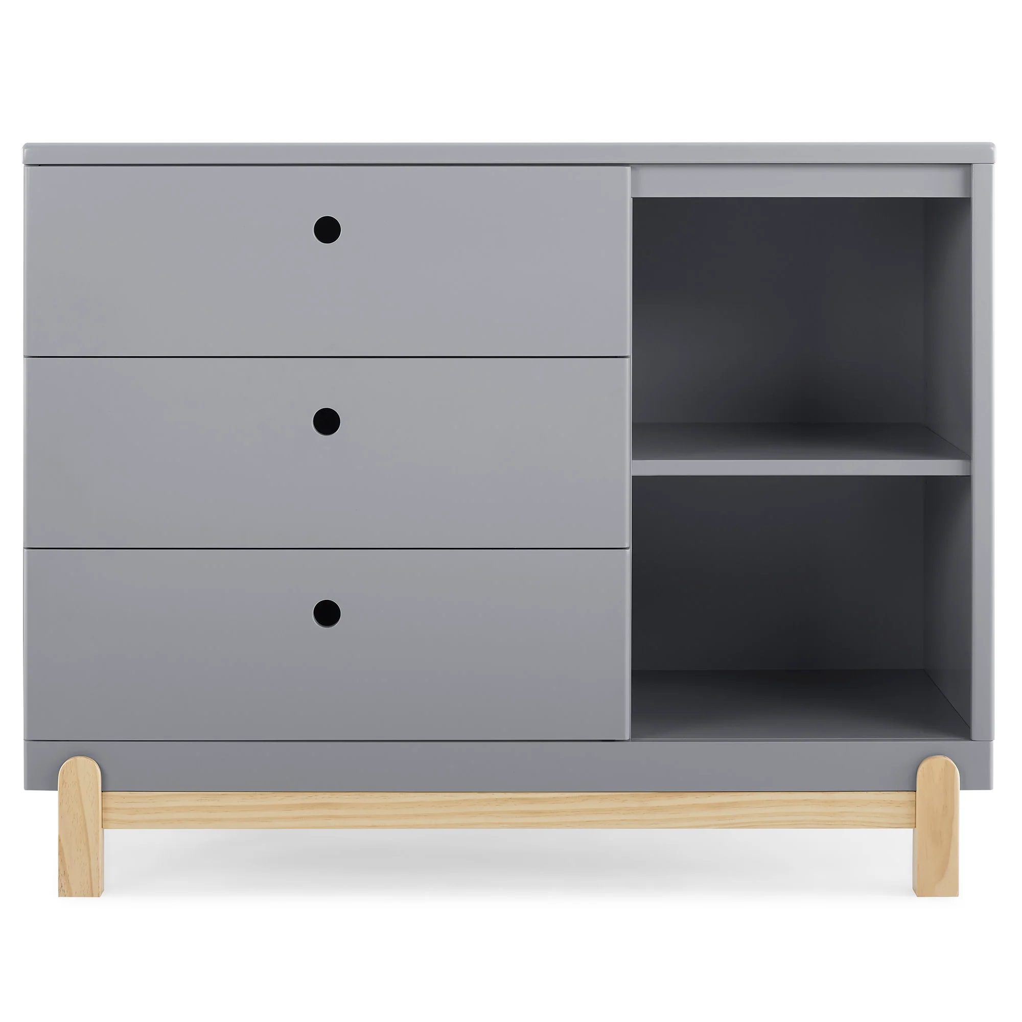 Poppy 3 Drawer Dresser with Cubbies - Image 6