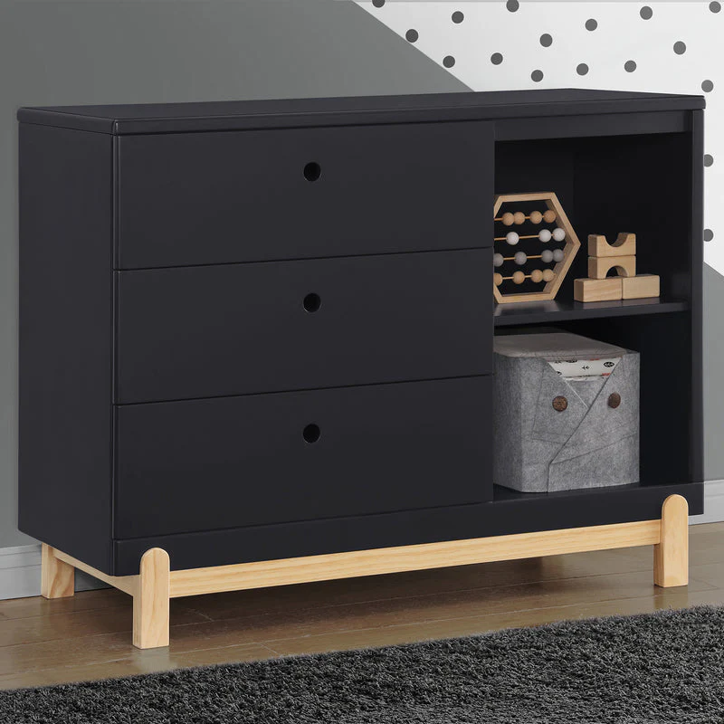 Poppy 3 Drawer Dresser with Cubbies - Image 9