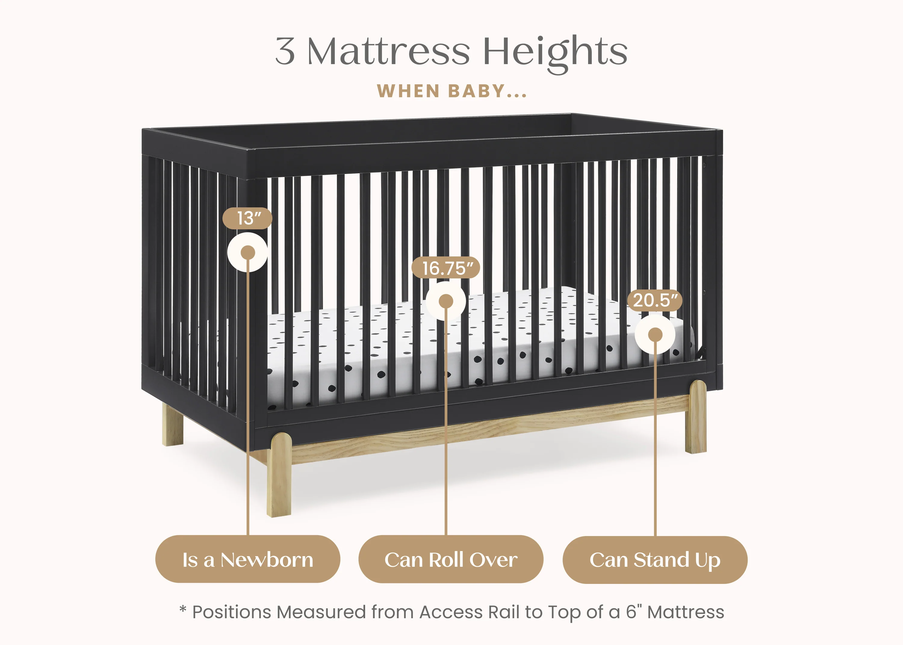 Poppy 4-in-1 Convertible Crib - Image 22