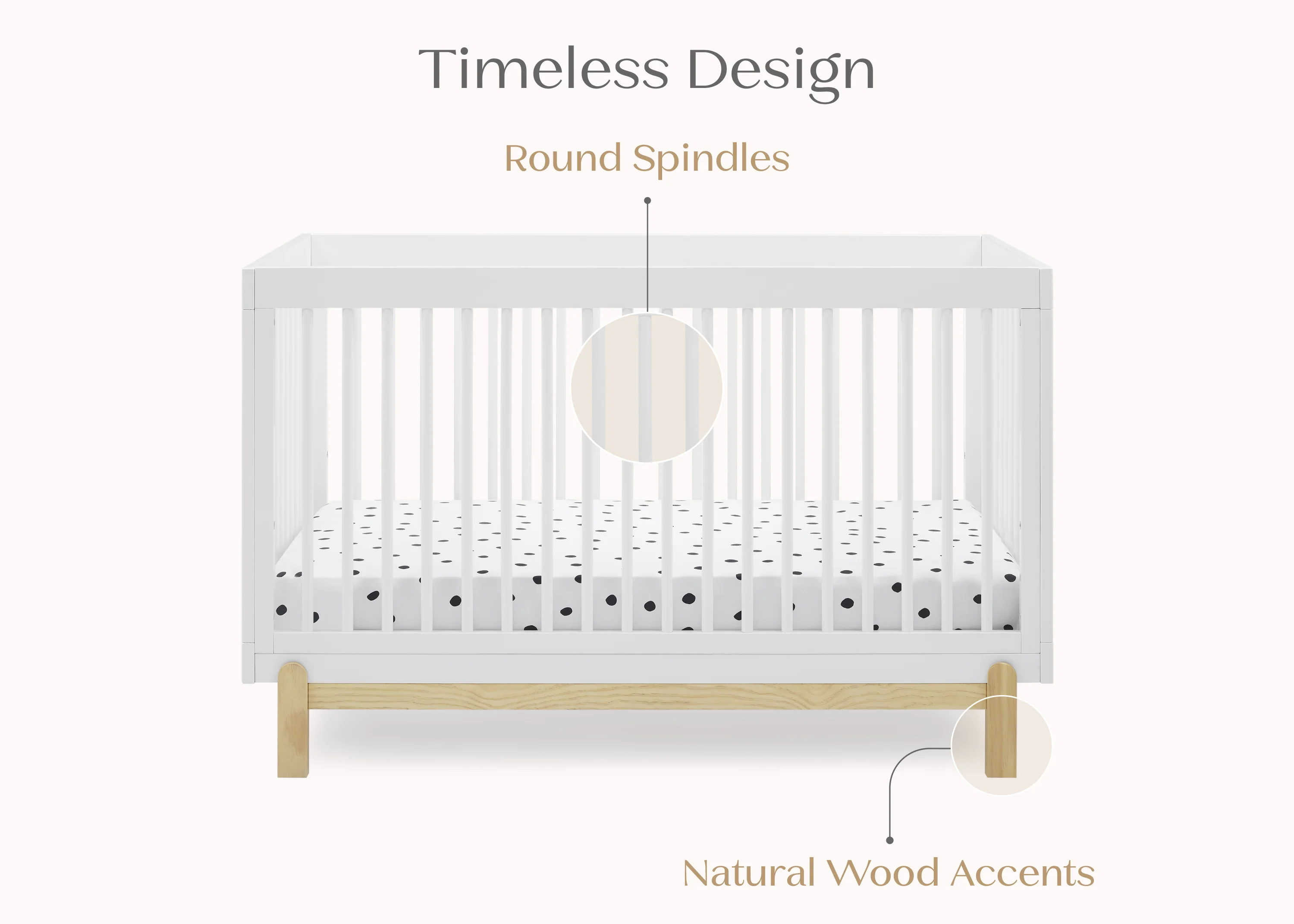 Poppy 4-in-1 Convertible Crib - Image 6