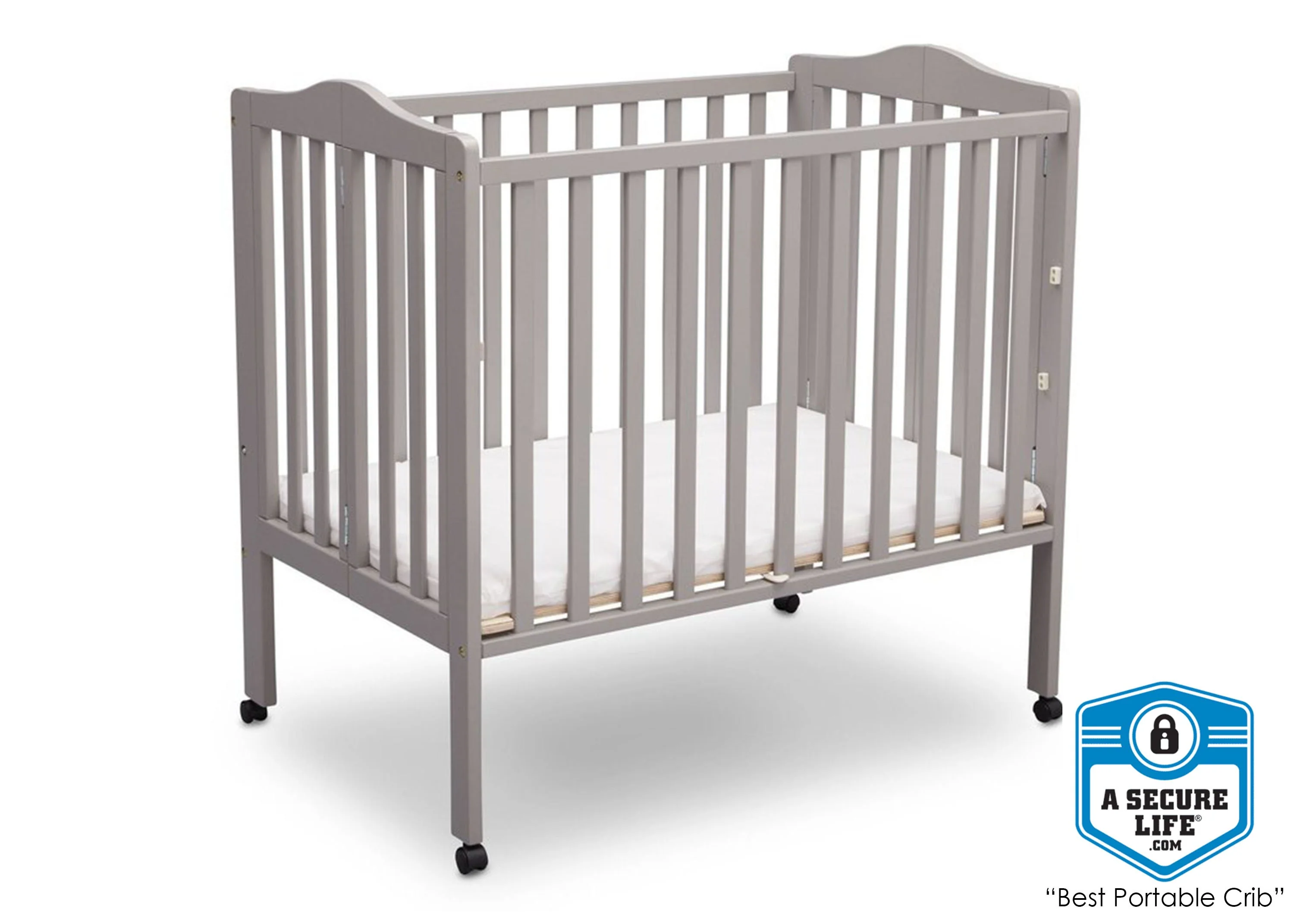 Portable Folding Crib with Mattress - Image 15