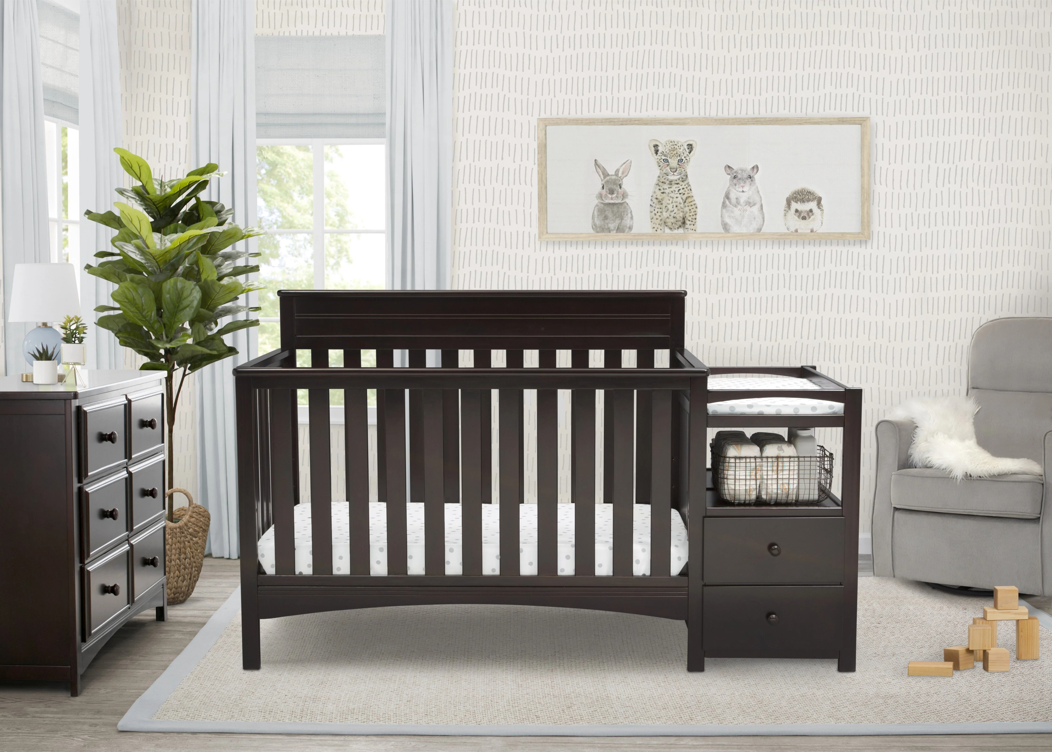 Presley Convertible Crib and Changer - Image 16