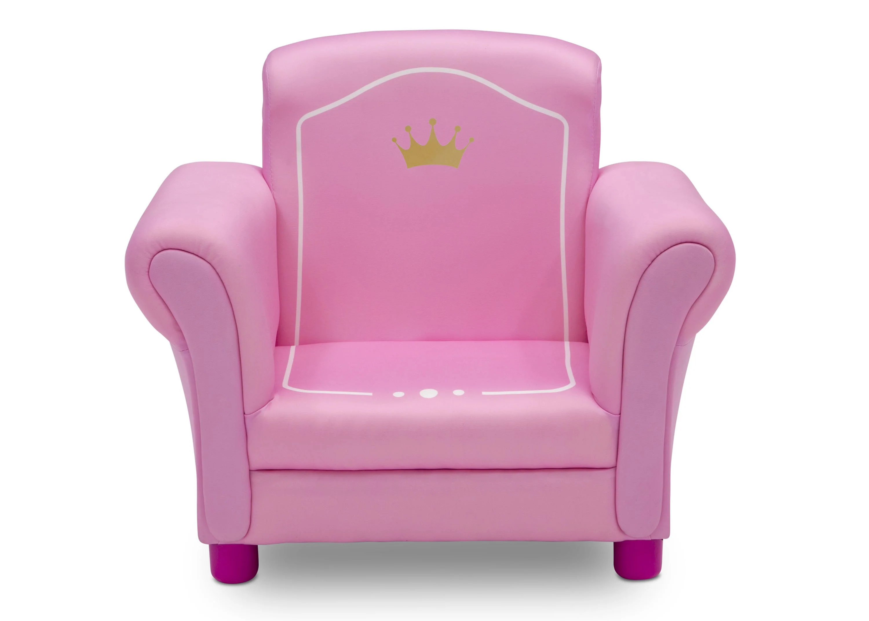 Princess Crown Kids Upholstered Chair - Image 2