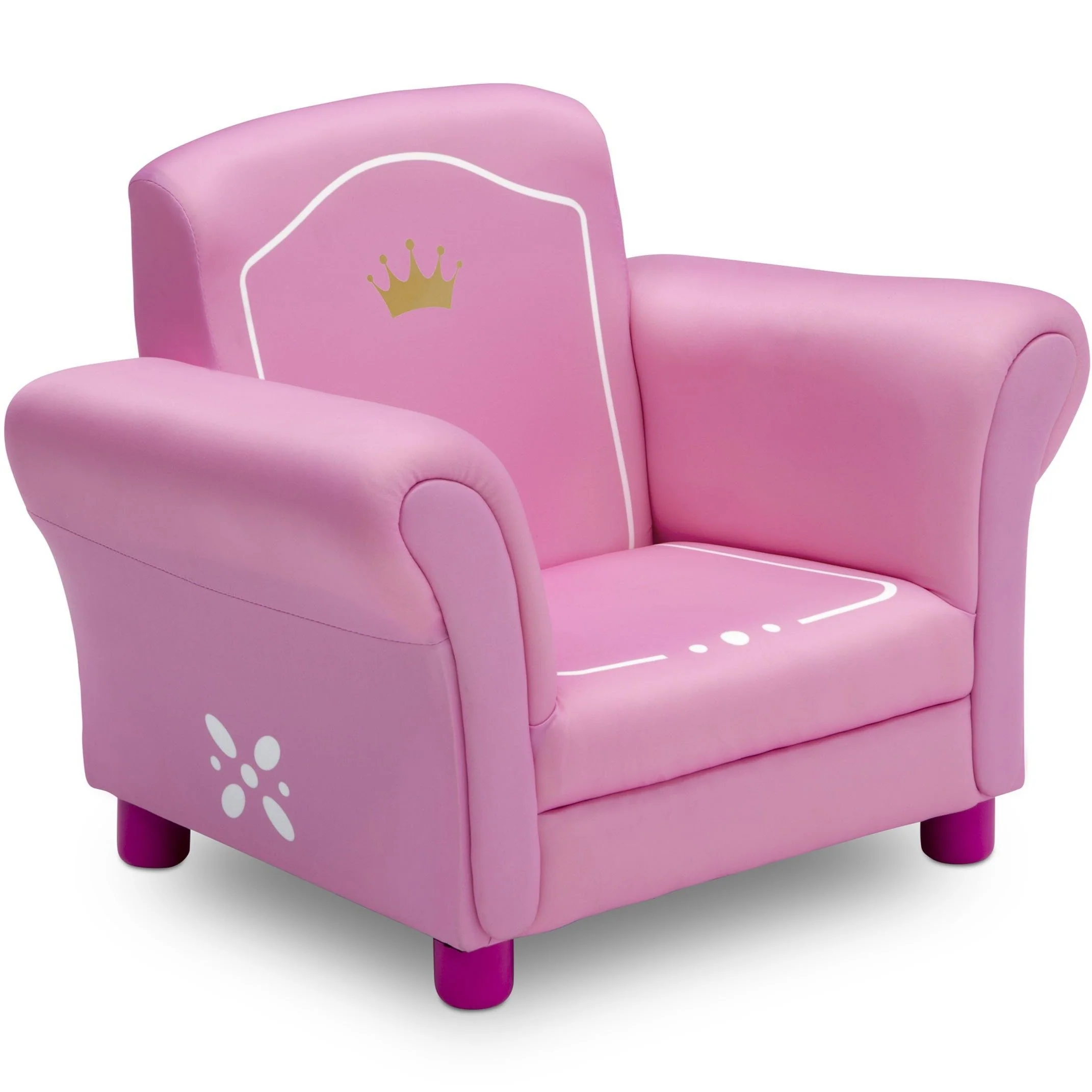 Princess Crown Kids Upholstered Chair - Image 4