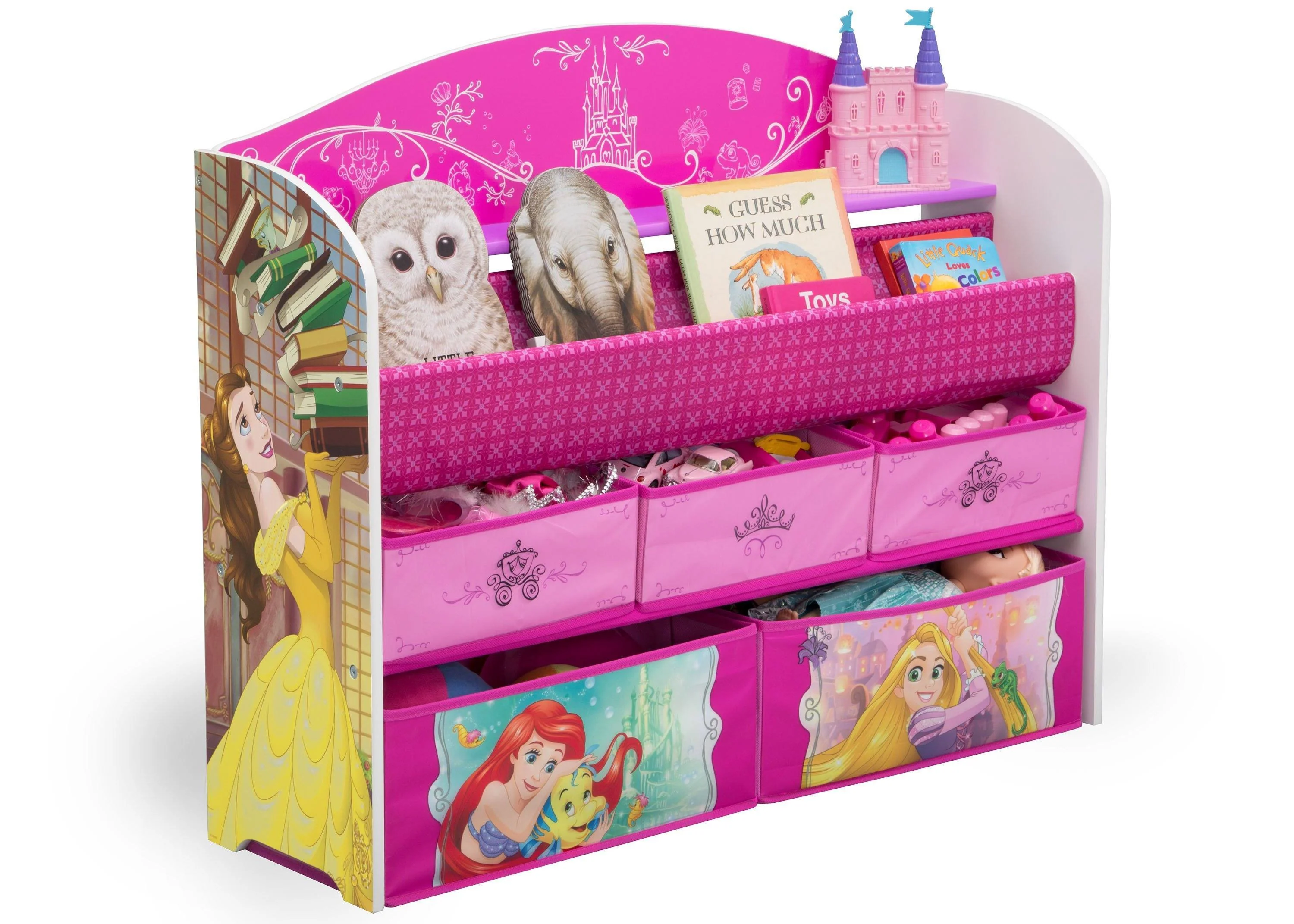Princess Deluxe Book & Toy Organizer - Image 2