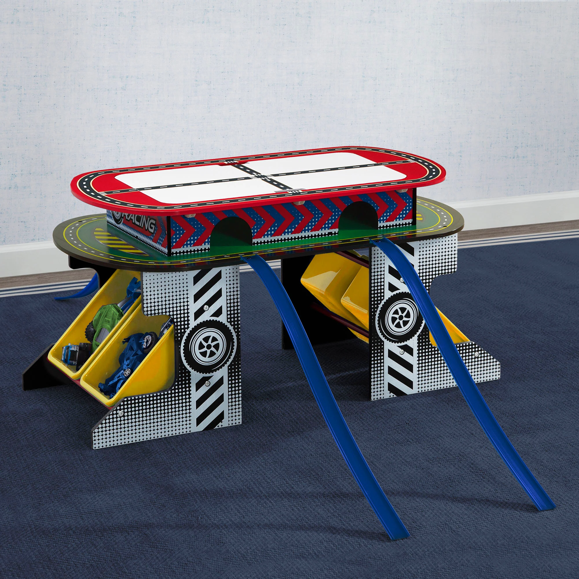 Race Track Toy and Activity Play Table for Kids - Image 9
