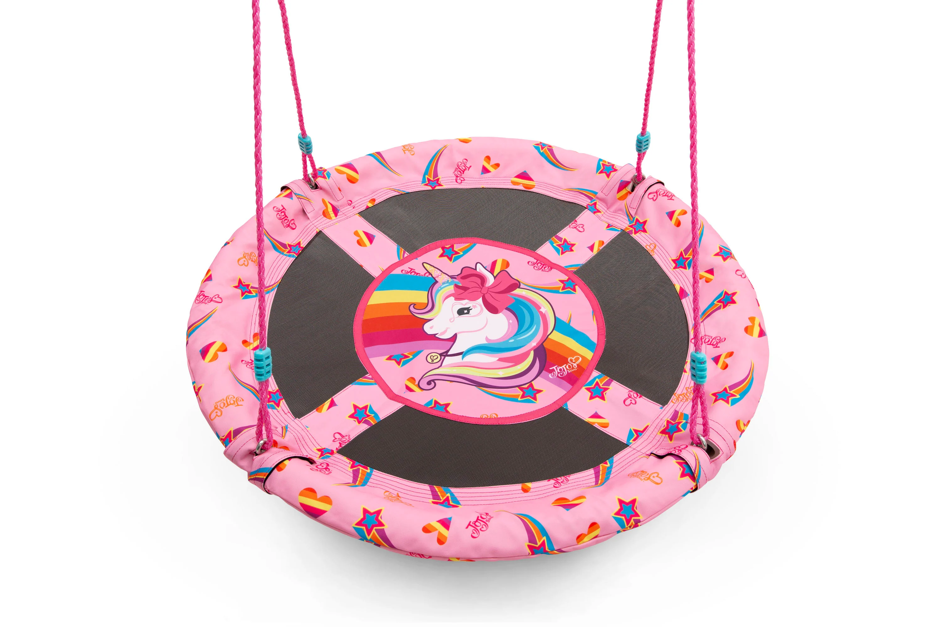 Rainbow & Unicorn 40-Inch Saucer Swing for Kids - Image 3