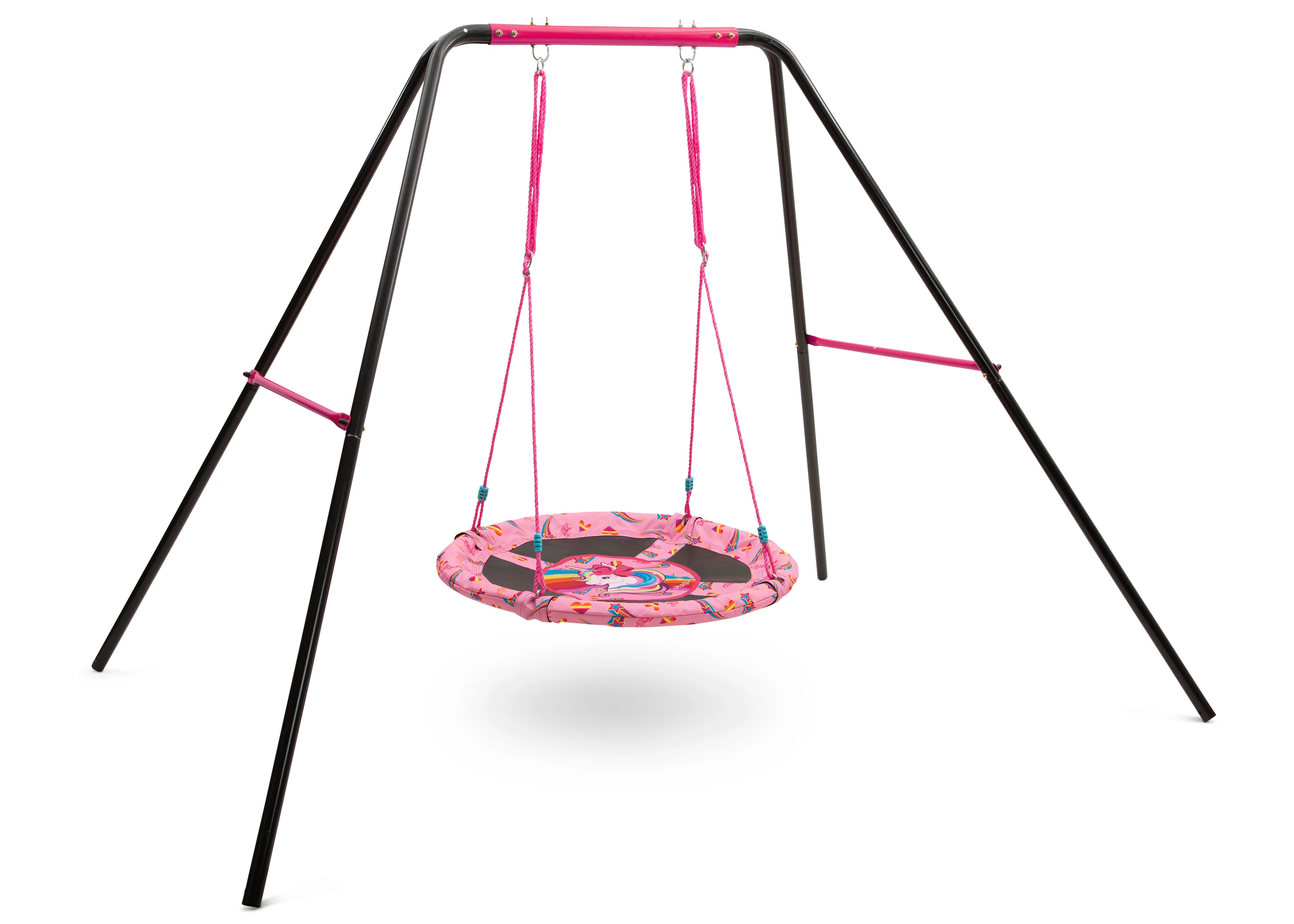 Rainbow & Unicorn 40-Inch Saucer Swing for Kids - Image 4