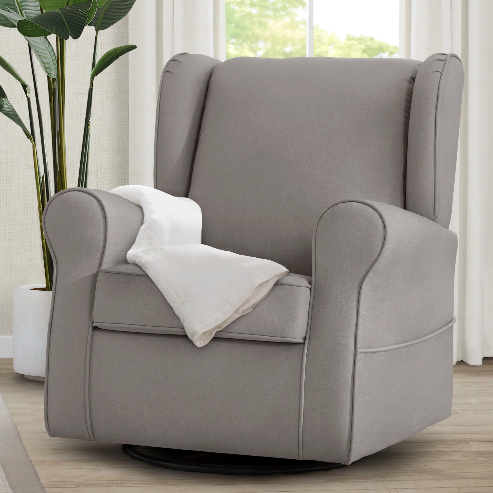 Reston Nursery Glider Swivel Rocker Chair - Image 6