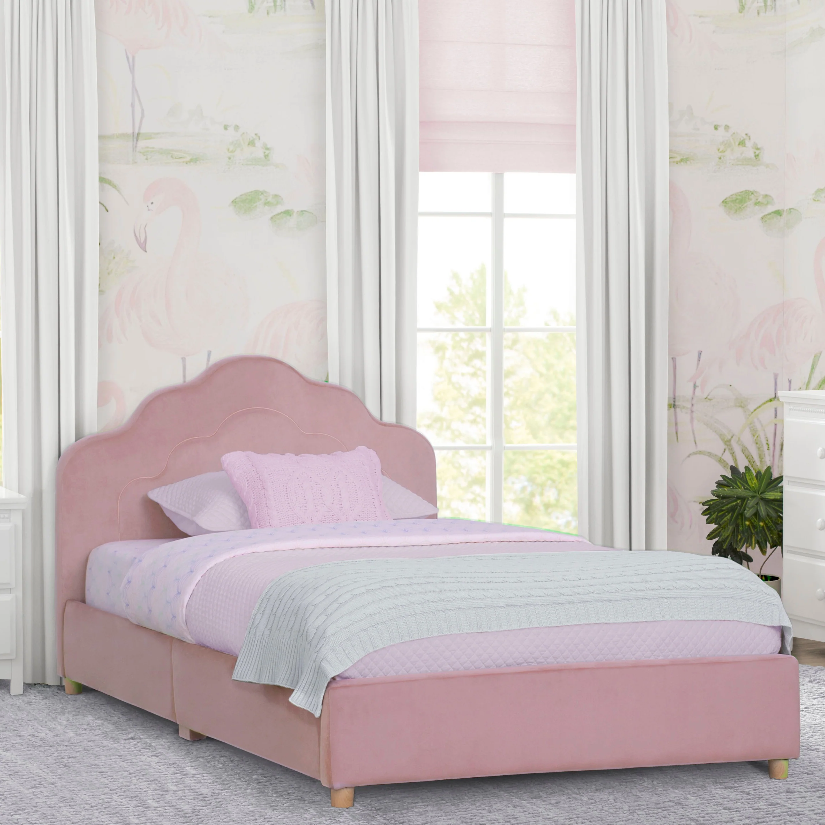 Upholstered Twin Bed - Image 4
