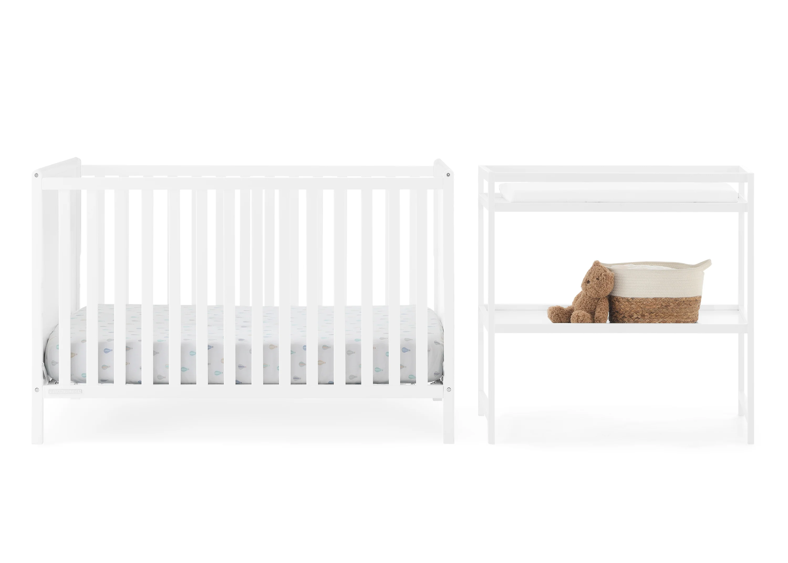 Ruby 6-in-1 Convertible Crib & Changing Table 2-Piece Set - Image 10