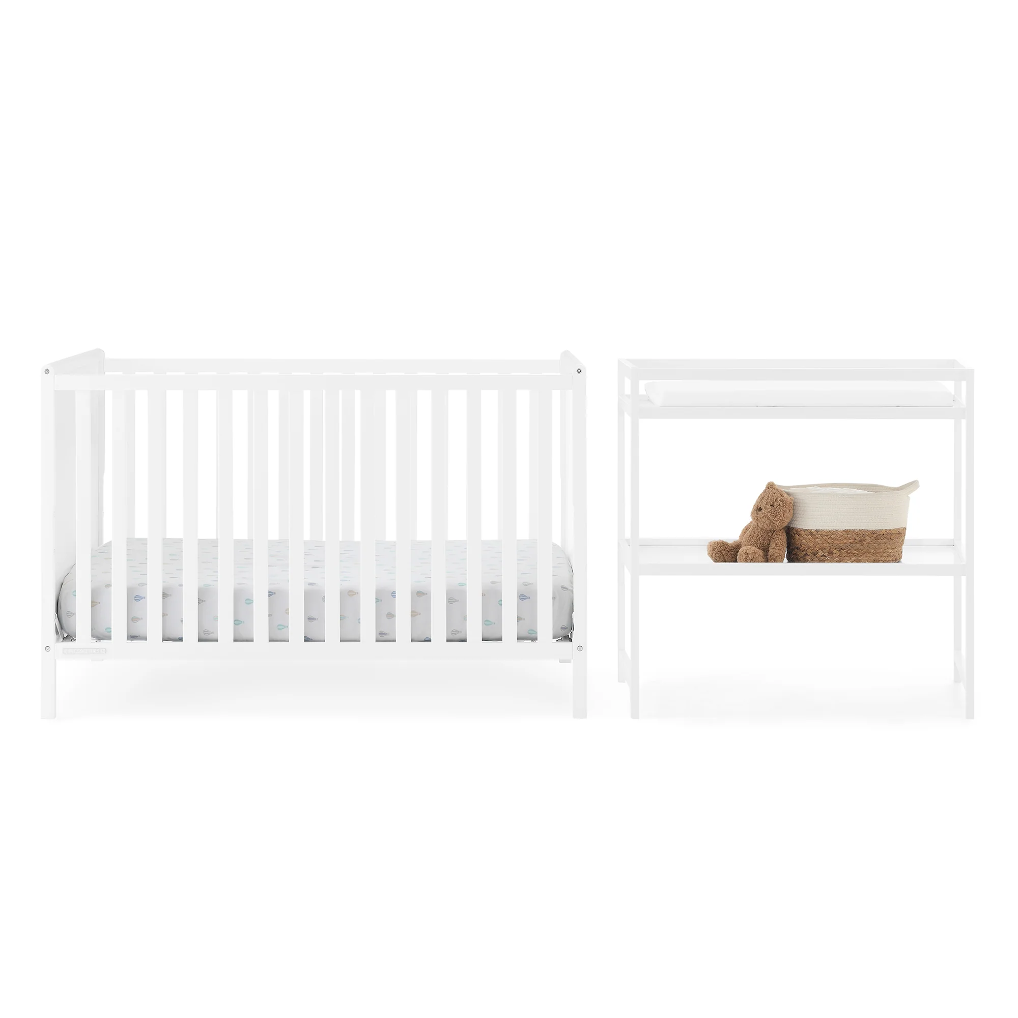 Ruby 6-in-1 Convertible Crib & Changing Table 2-Piece Set - Image 9