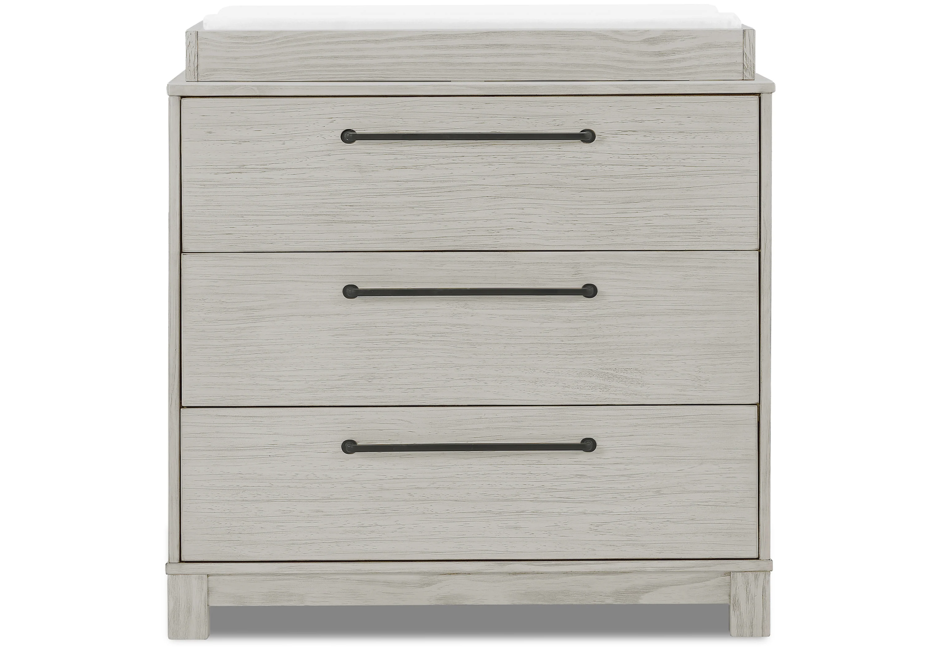 Rustic 3 Drawer Dresser with Interlocking Drawers - Image 2
