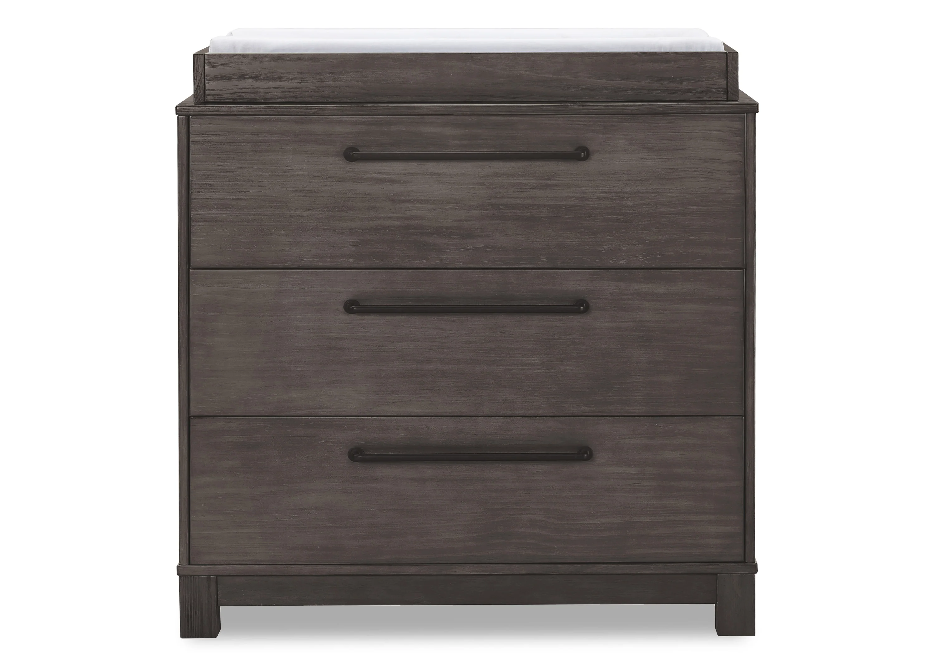 Rustic 3 Drawer Dresser with Interlocking Drawers - Image 9