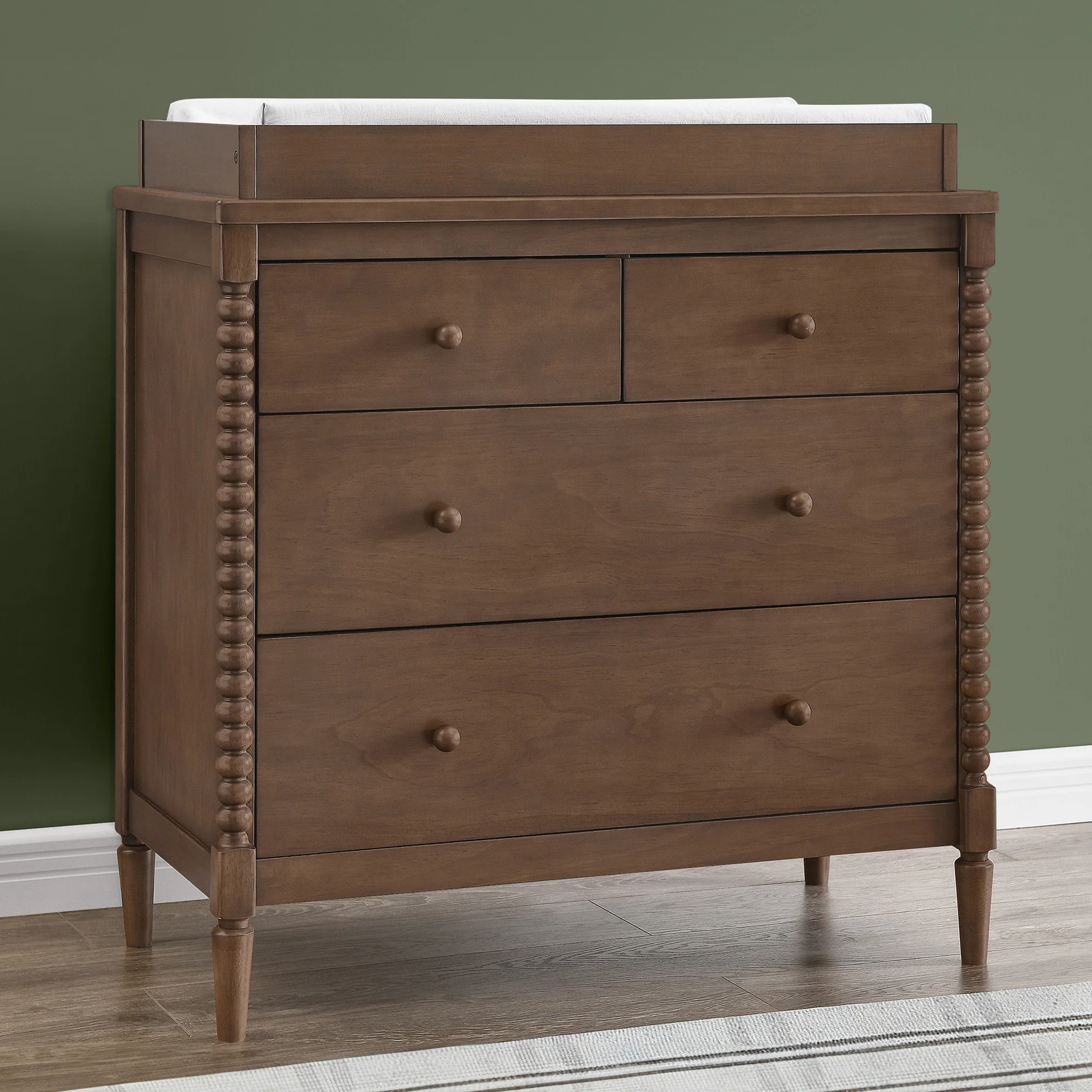 Saint 4 Drawer Dresser with Changing Top and Interlocking Drawers - Image 16