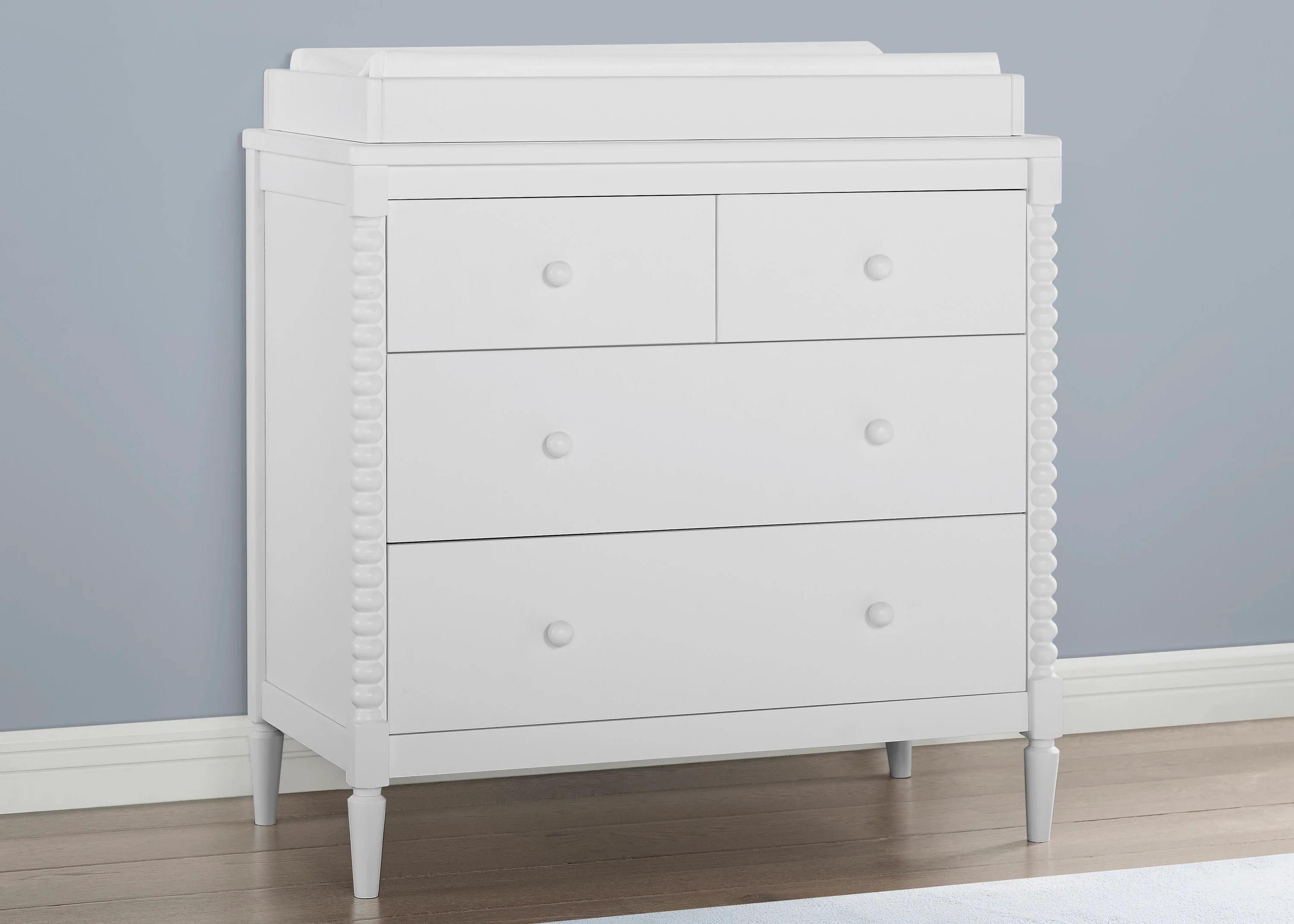 Saint 4 Drawer Dresser with Changing Top and Interlocking Drawers - Image 17