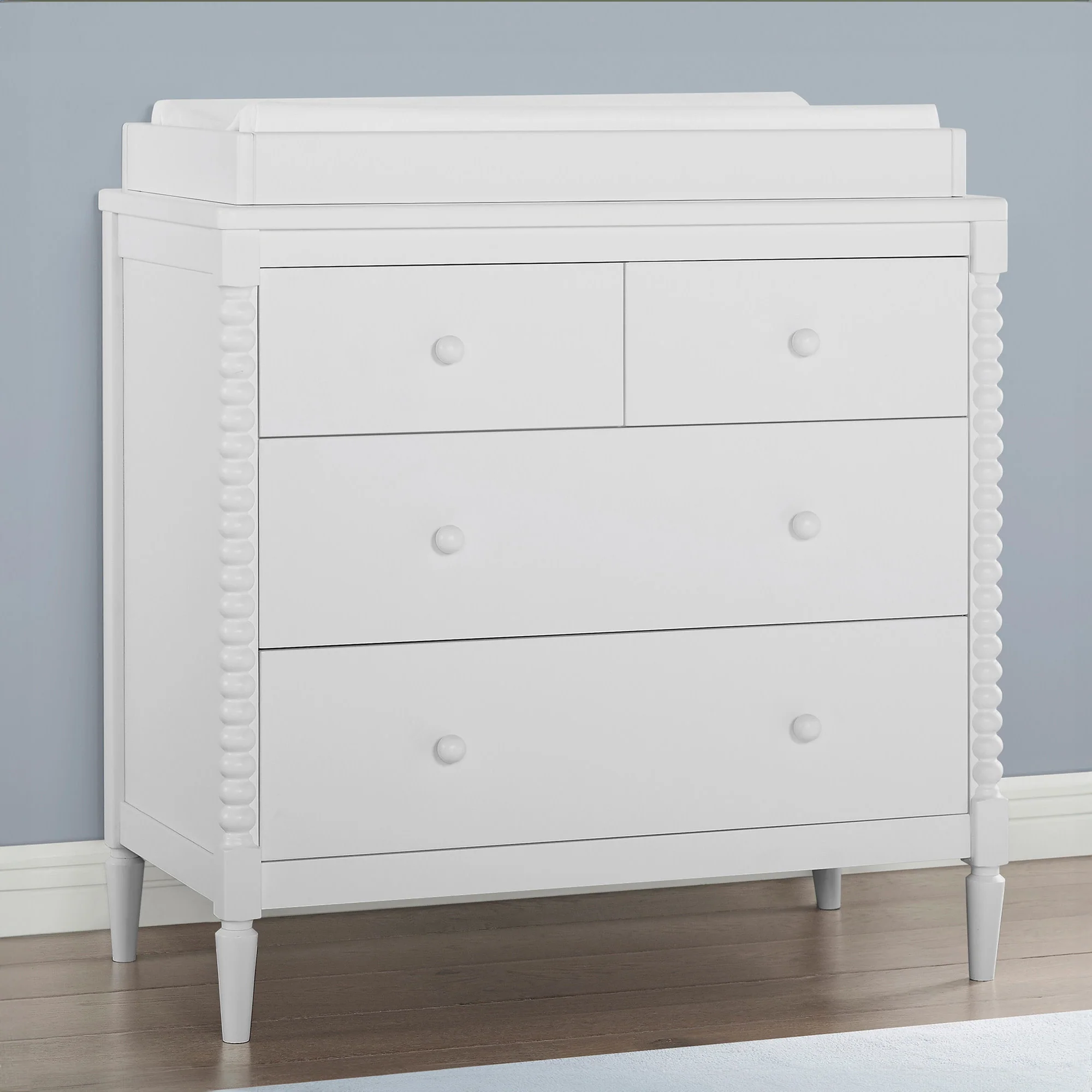 Saint 4 Drawer Dresser with Changing Top and Interlocking Drawers - Image 30