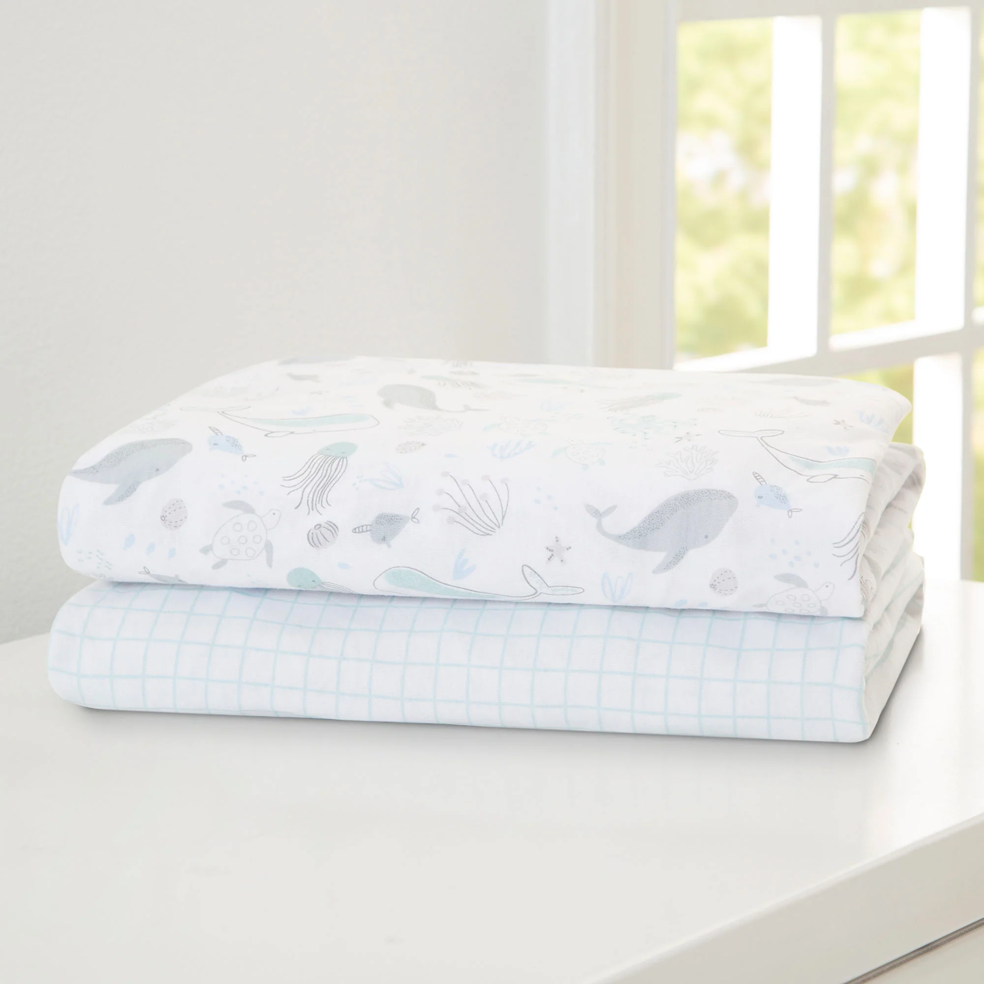Neutral Boho Fitted Crib Sheets - 2 Pack - Image 20