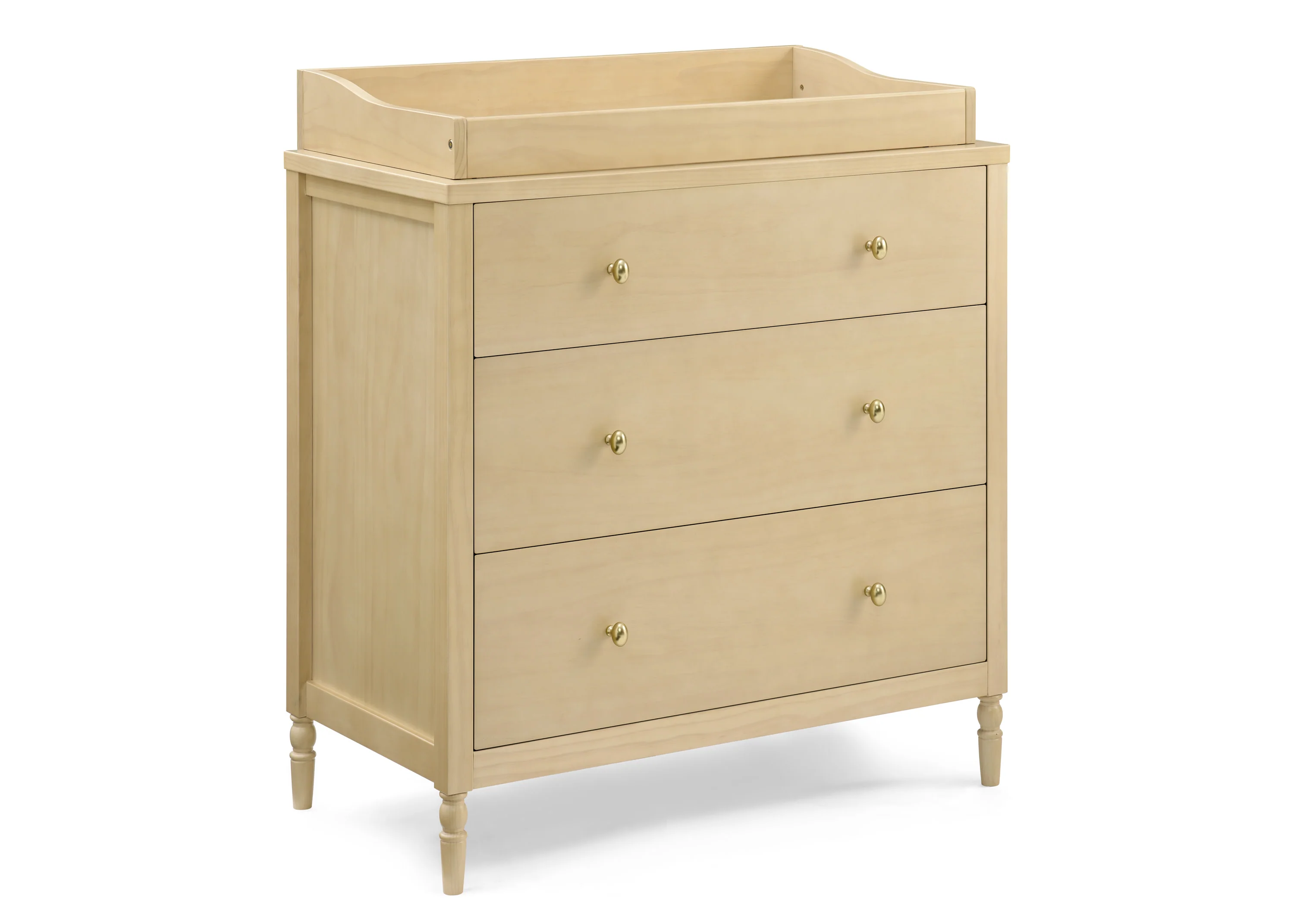 Serena 3 Drawer Dresser with Changing Top and Interlocking Drawers - Image 11