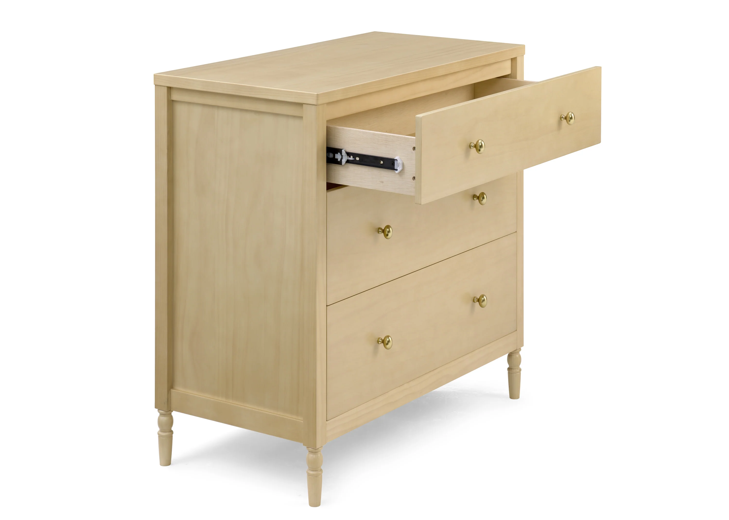 Serena 3 Drawer Dresser with Changing Top and Interlocking Drawers - Image 12
