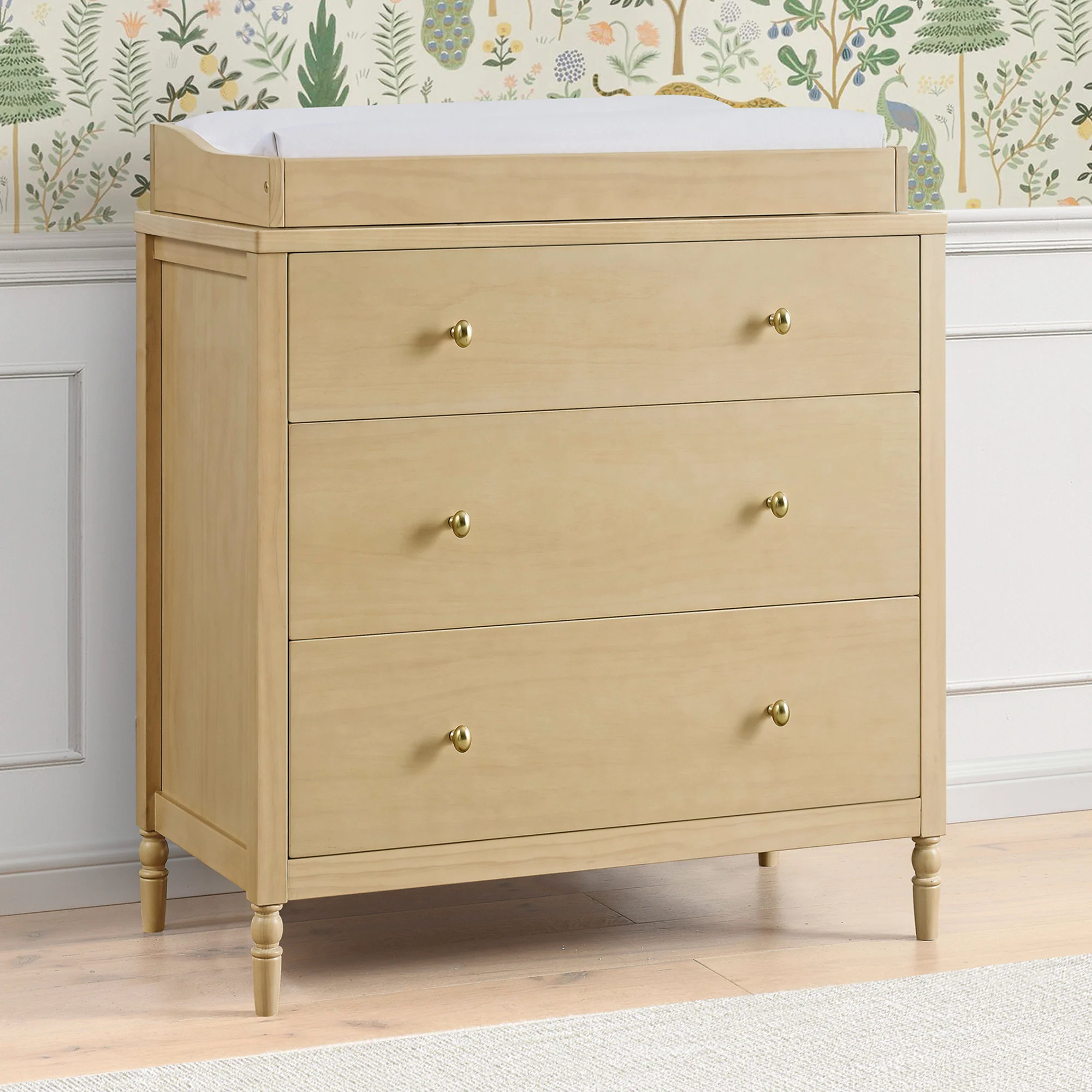 Serena 3 Drawer Dresser with Changing Top and Interlocking Drawers - Image 16