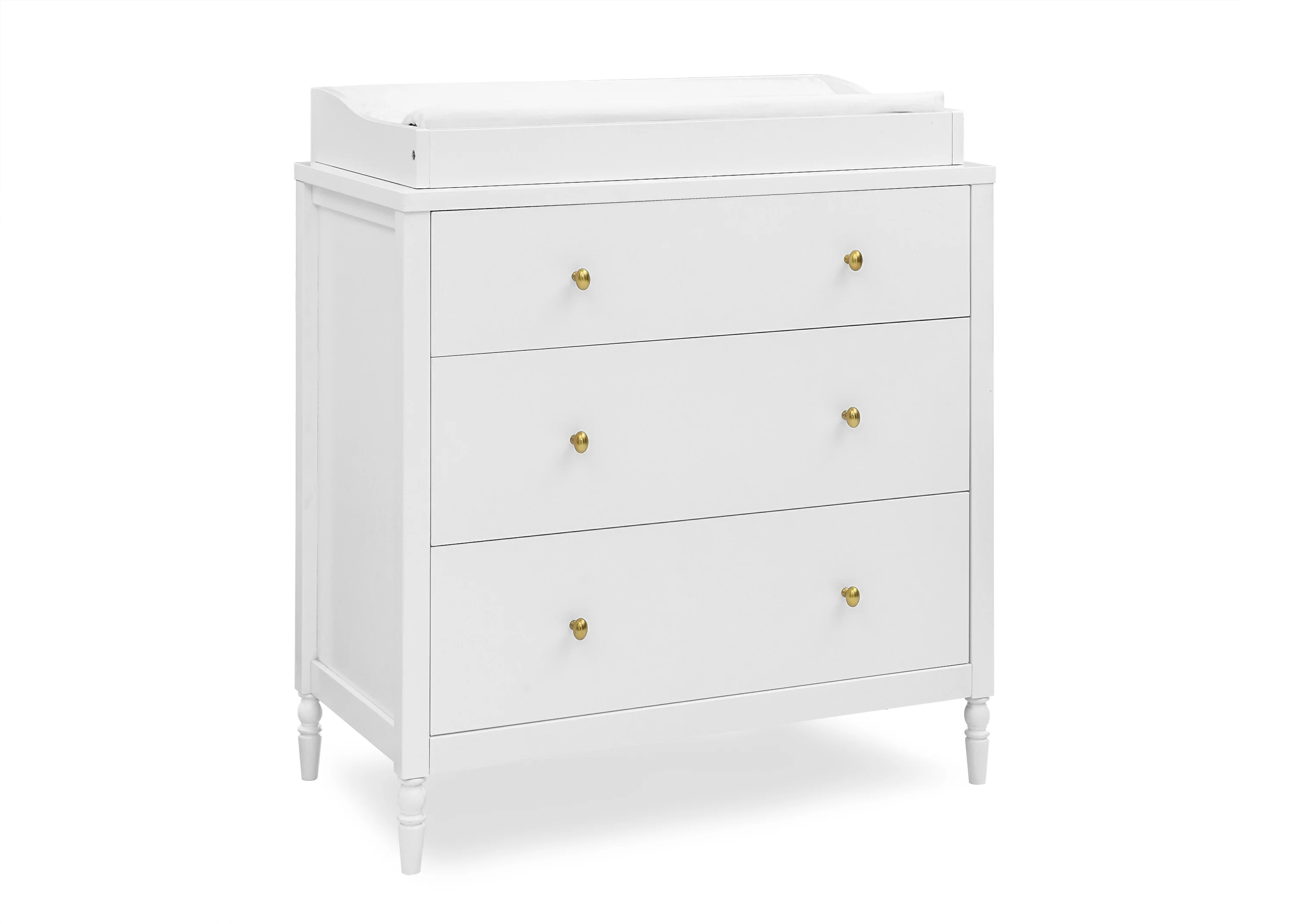 Serena 3 Drawer Dresser with Changing Top and Interlocking Drawers - Image 19