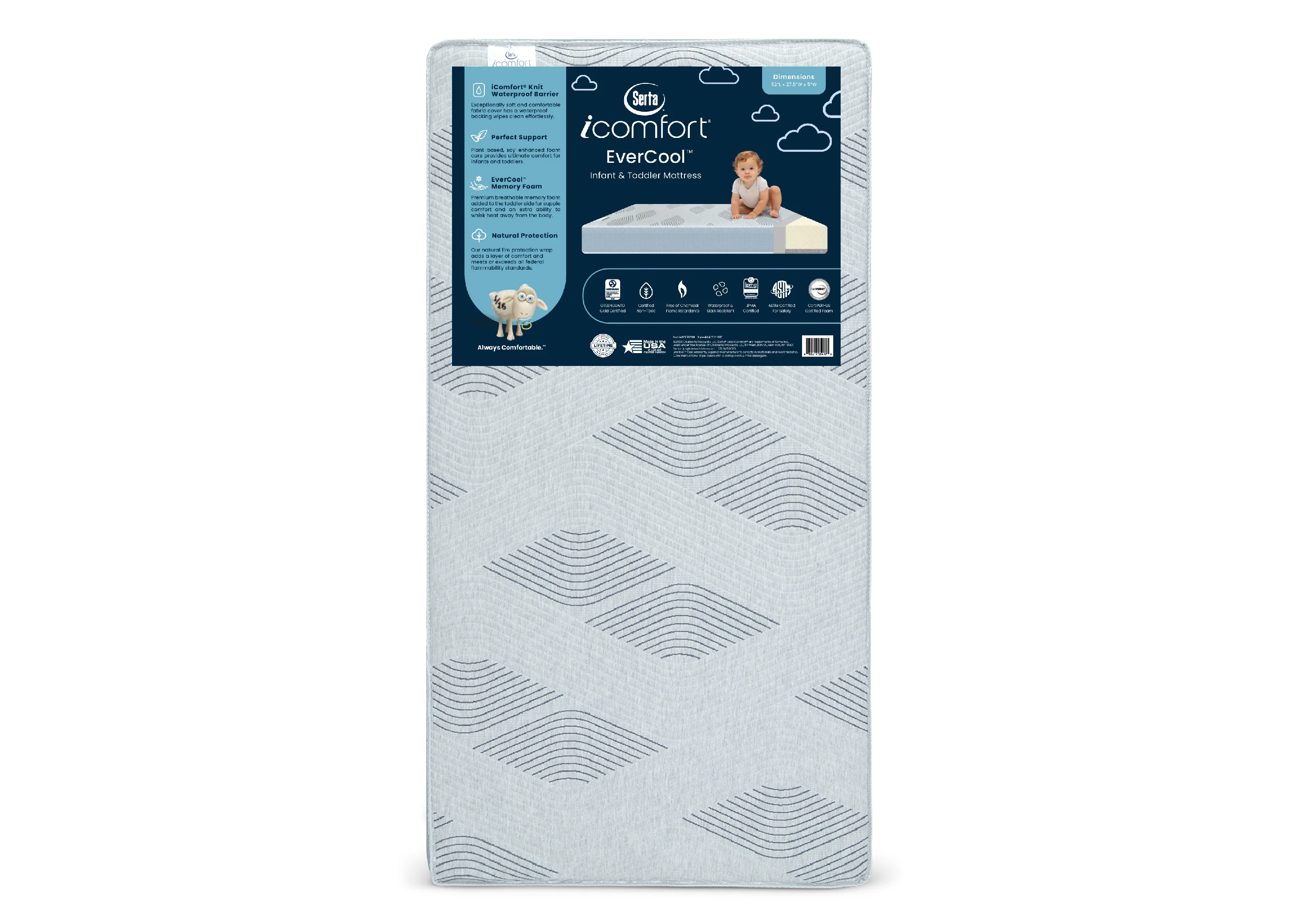 Serta iComfort EverCool® Crib & Toddler Mattress - Image 7