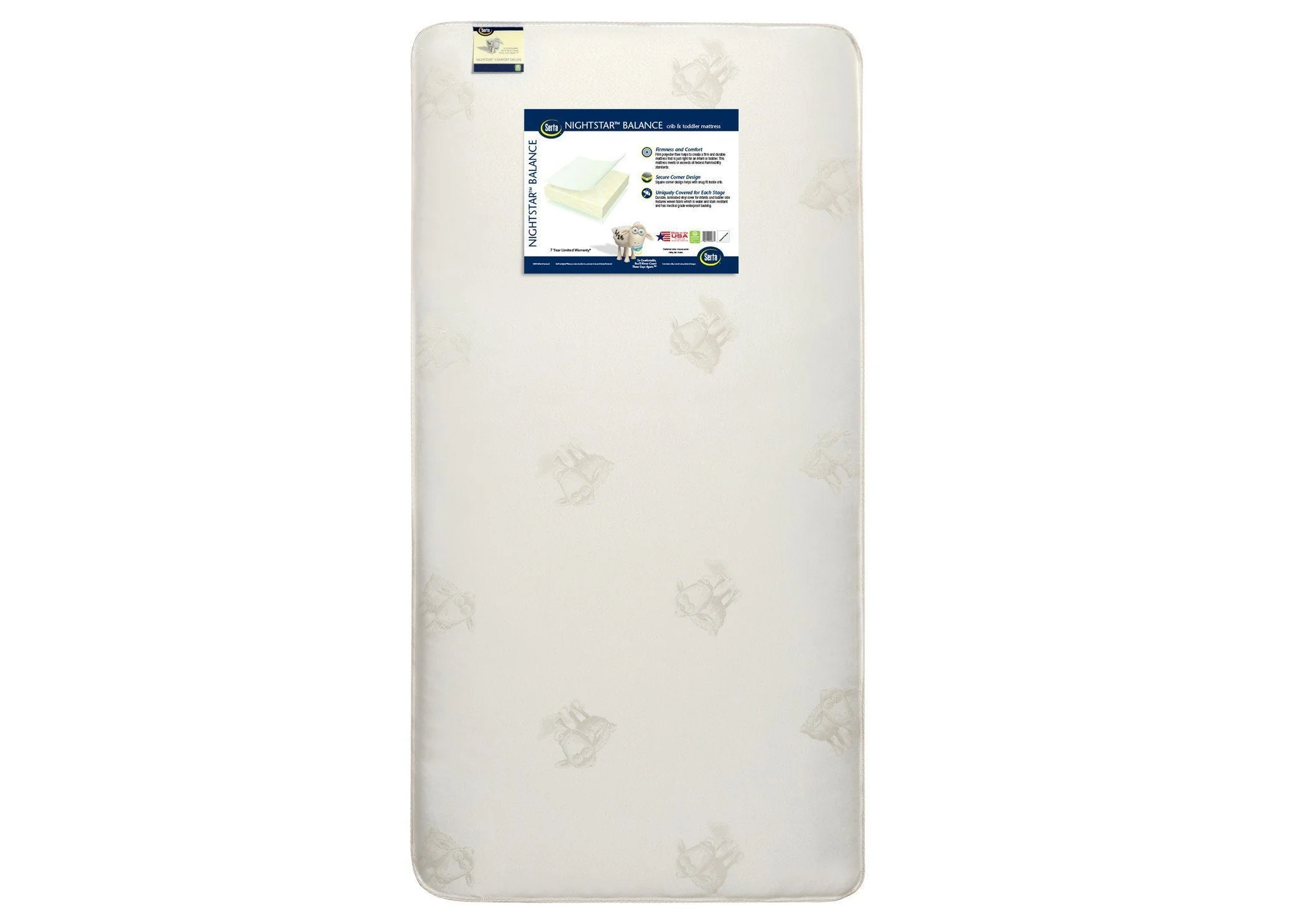 Serta Nightstar™ Balance Extra Firm Crib & Toddler Mattress - Image 3