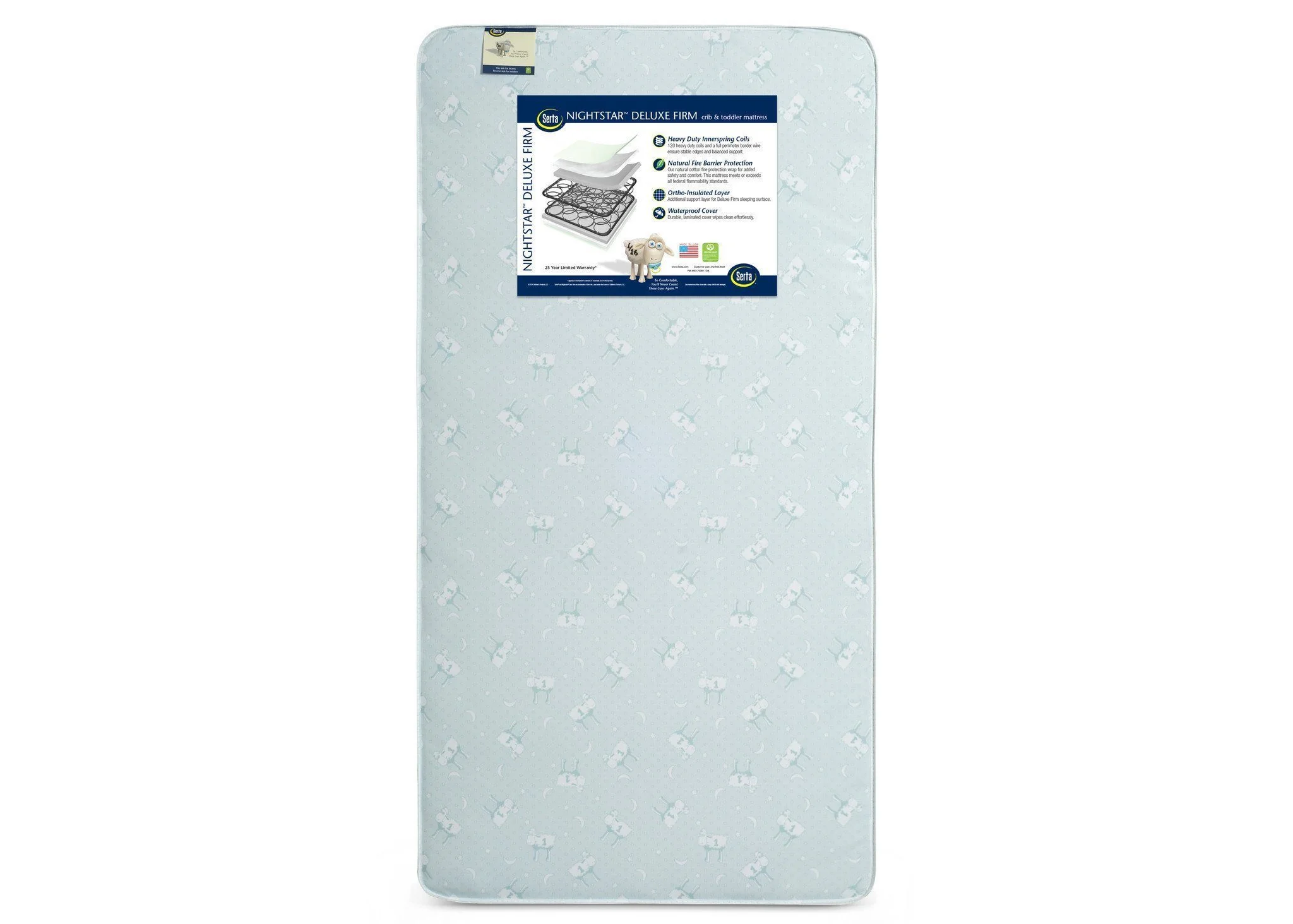 Serta Nightstar™ Deluxe Firm Crib & Toddler Mattress - Image 3