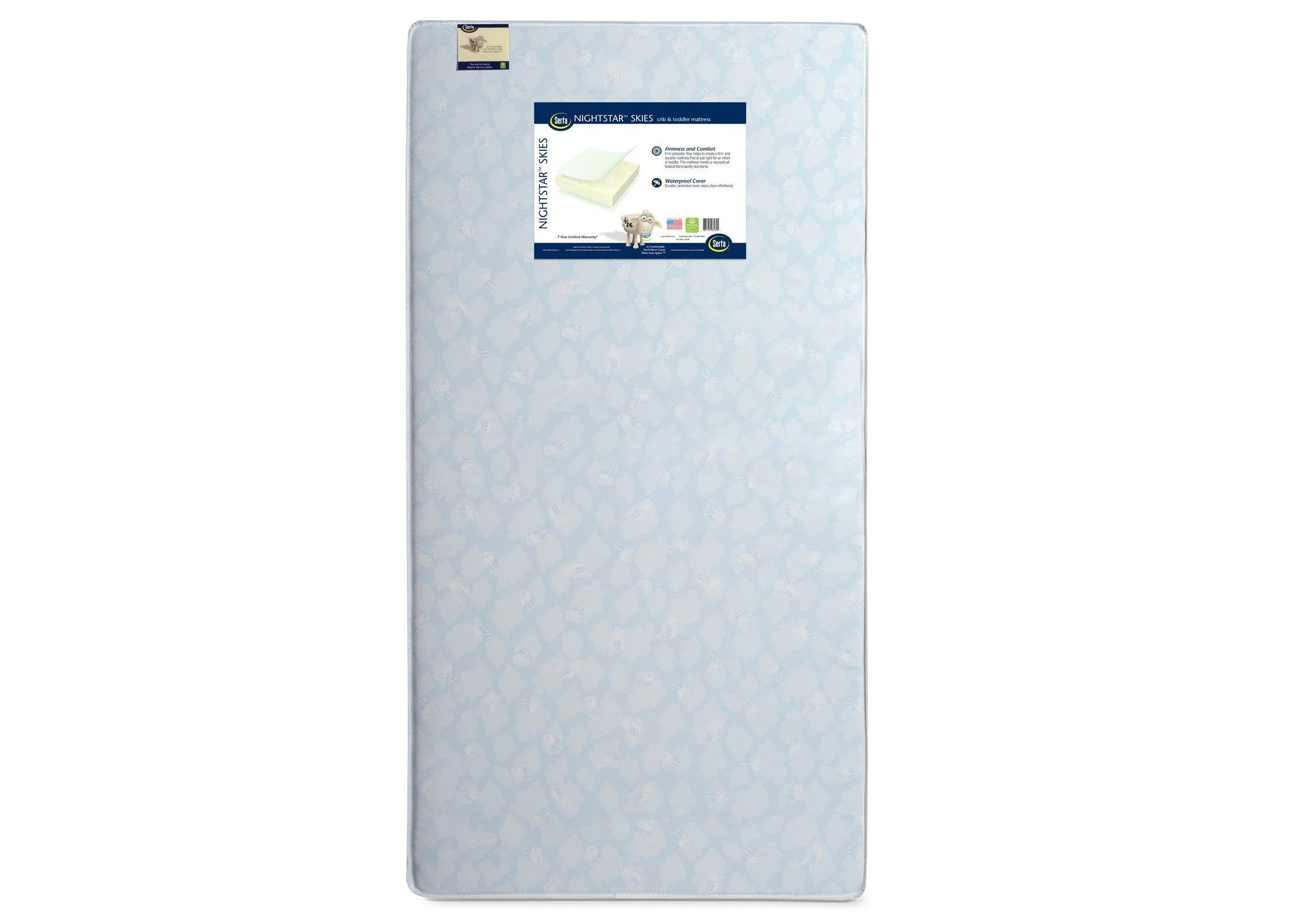Serta Nightstar™ Skies Crib & Toddler Mattress - Image 3