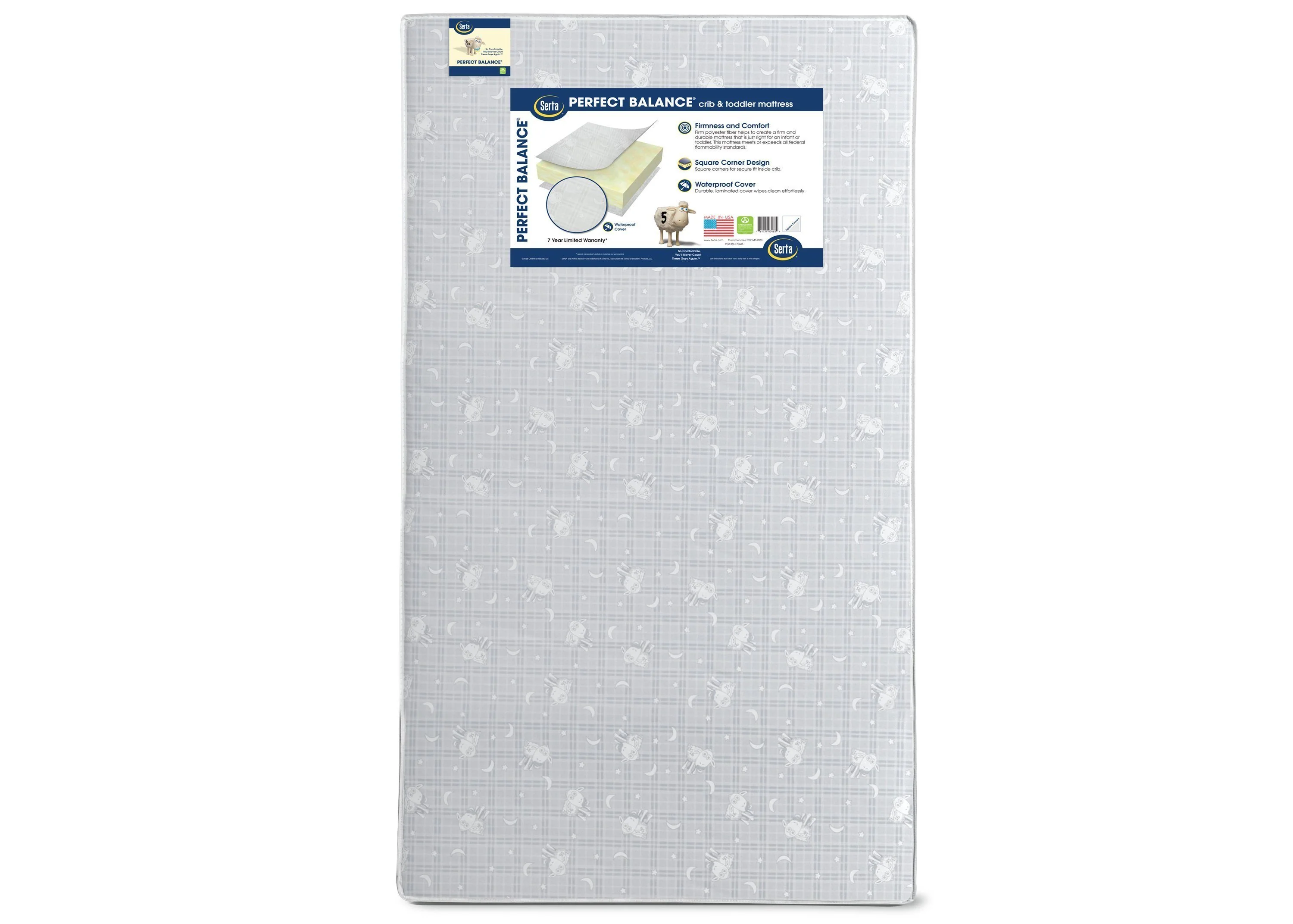 Serta Perfect Balance Crib and Toddler Mattress - Image 3