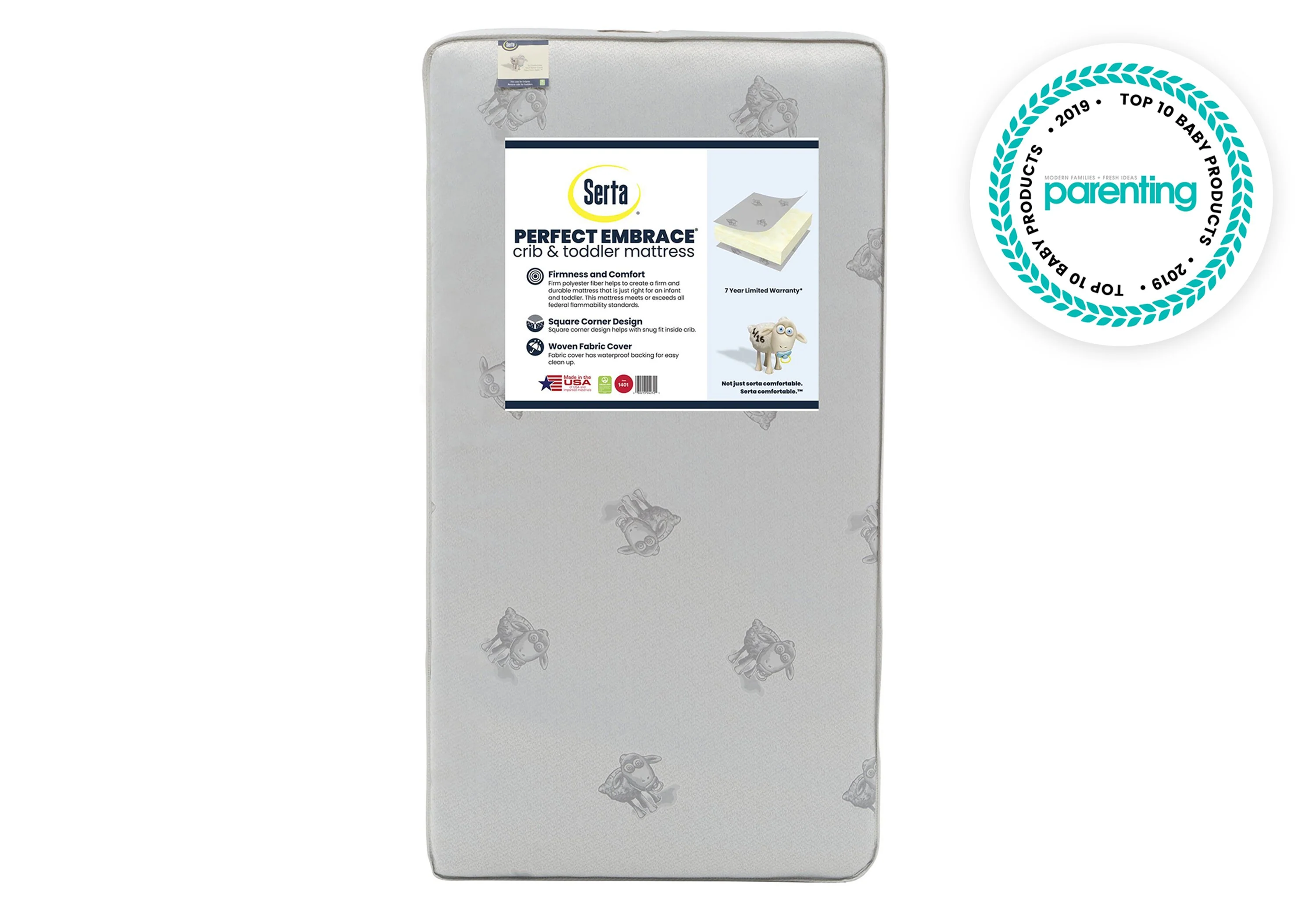Serta Perfect Embrace Crib and Toddler Mattress - Image 3