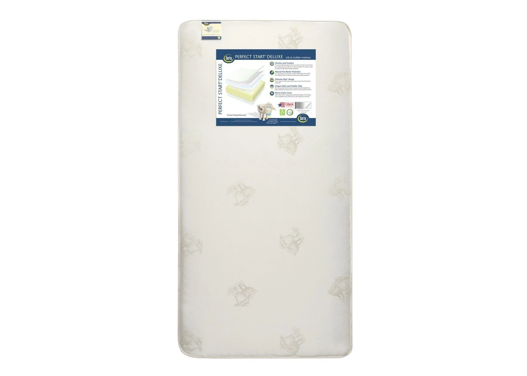 Serta Perfect Start® Deluxe Crib & Toddler Mattress - Image 5