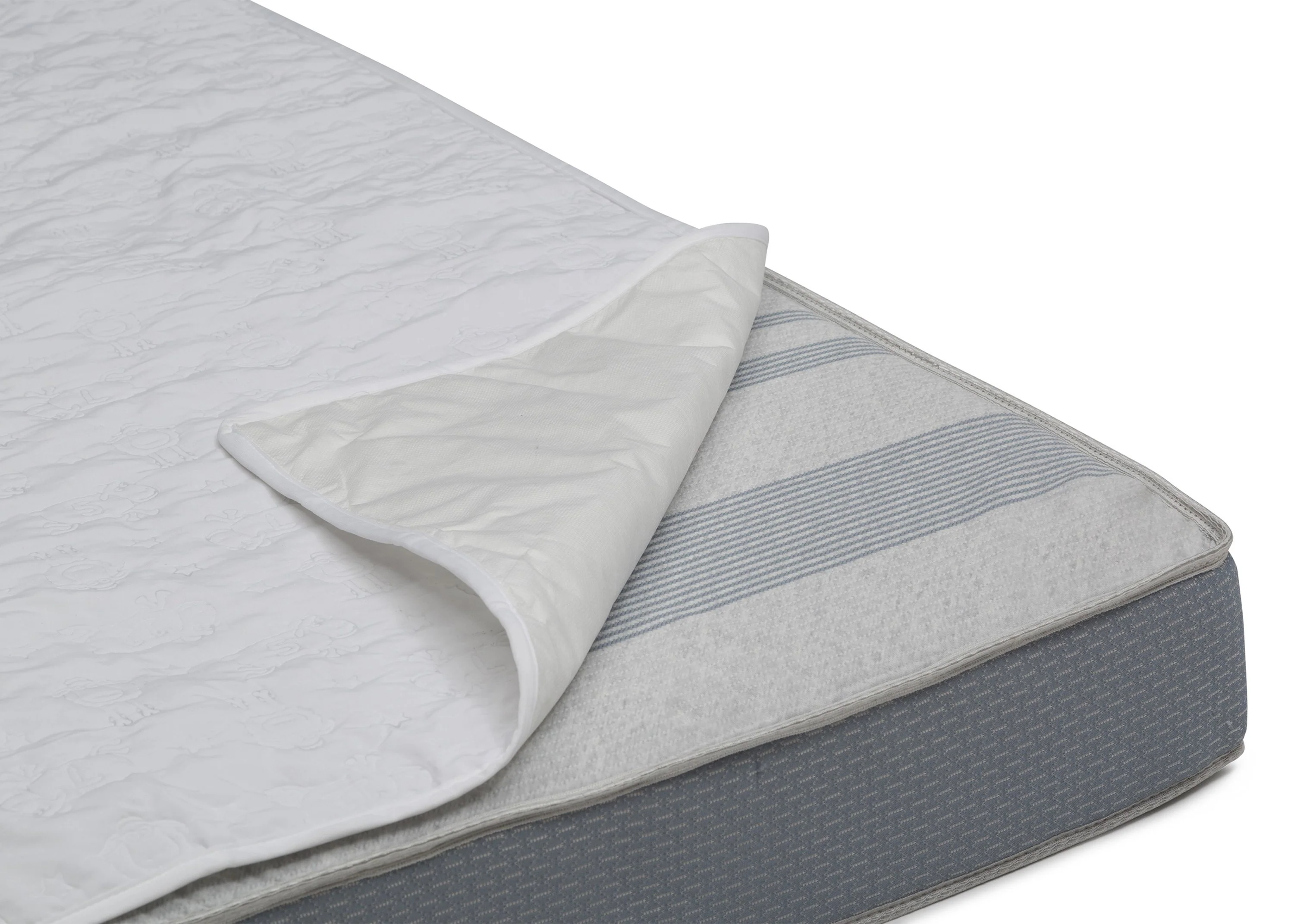 Crib Mattress Liner Pads (Pack of 2)| Extra Protection for Baby’s Crib with Nanotex Technology| 100% Waterproof (White) - Image 5