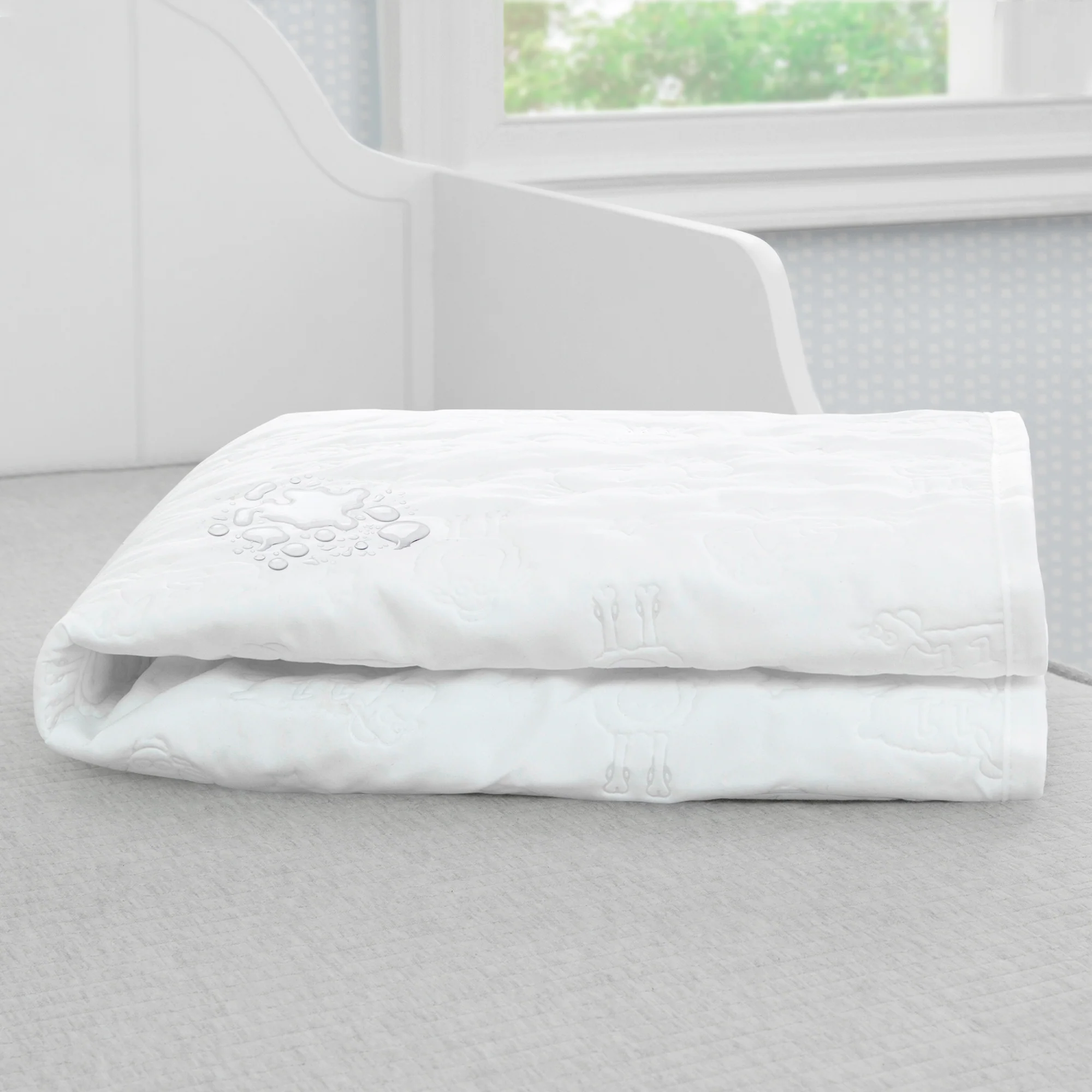 Crib Mattress Liner Pads (Pack of 2)| Extra Protection for Baby’s Crib with Nanotex Technology| 100% Waterproof (White) - Image 6