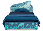 Shark Upholstered Twin Bed - Image 3