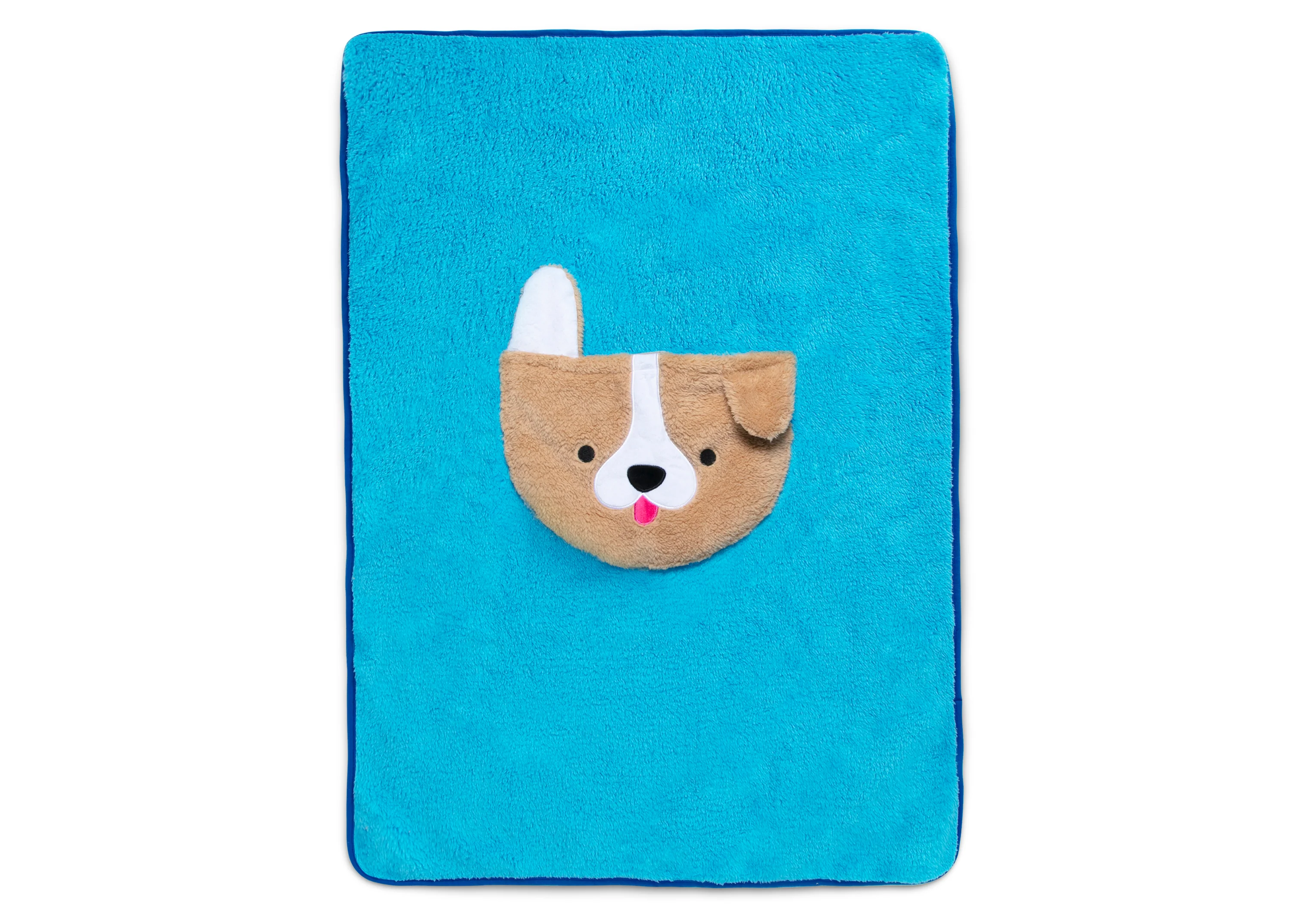 Sherpa Throw Blanket with Storage Pocket for Kids - Image 7