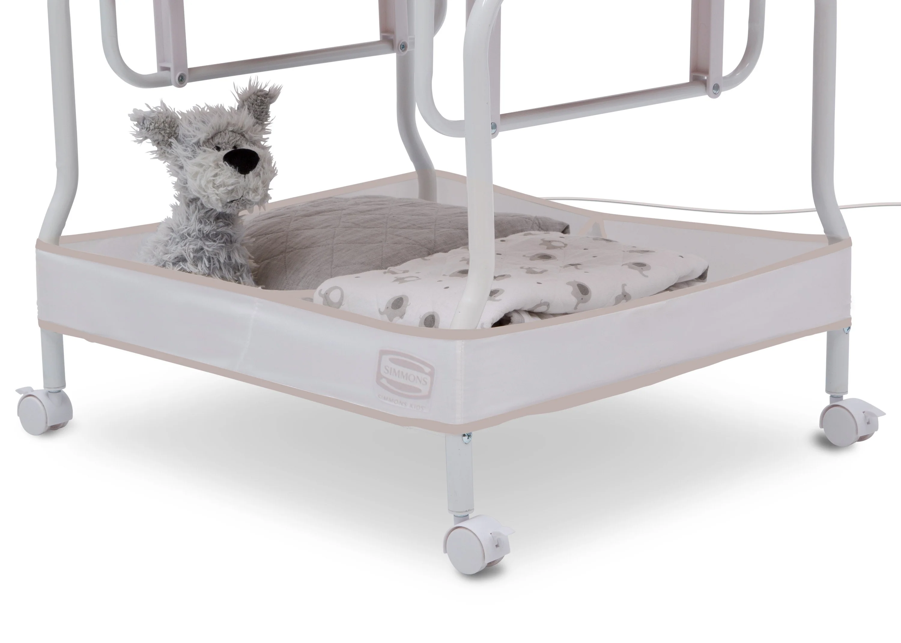 Simmons Kids® Silent Auto Gliding Deluxe Bassinet - Image 5