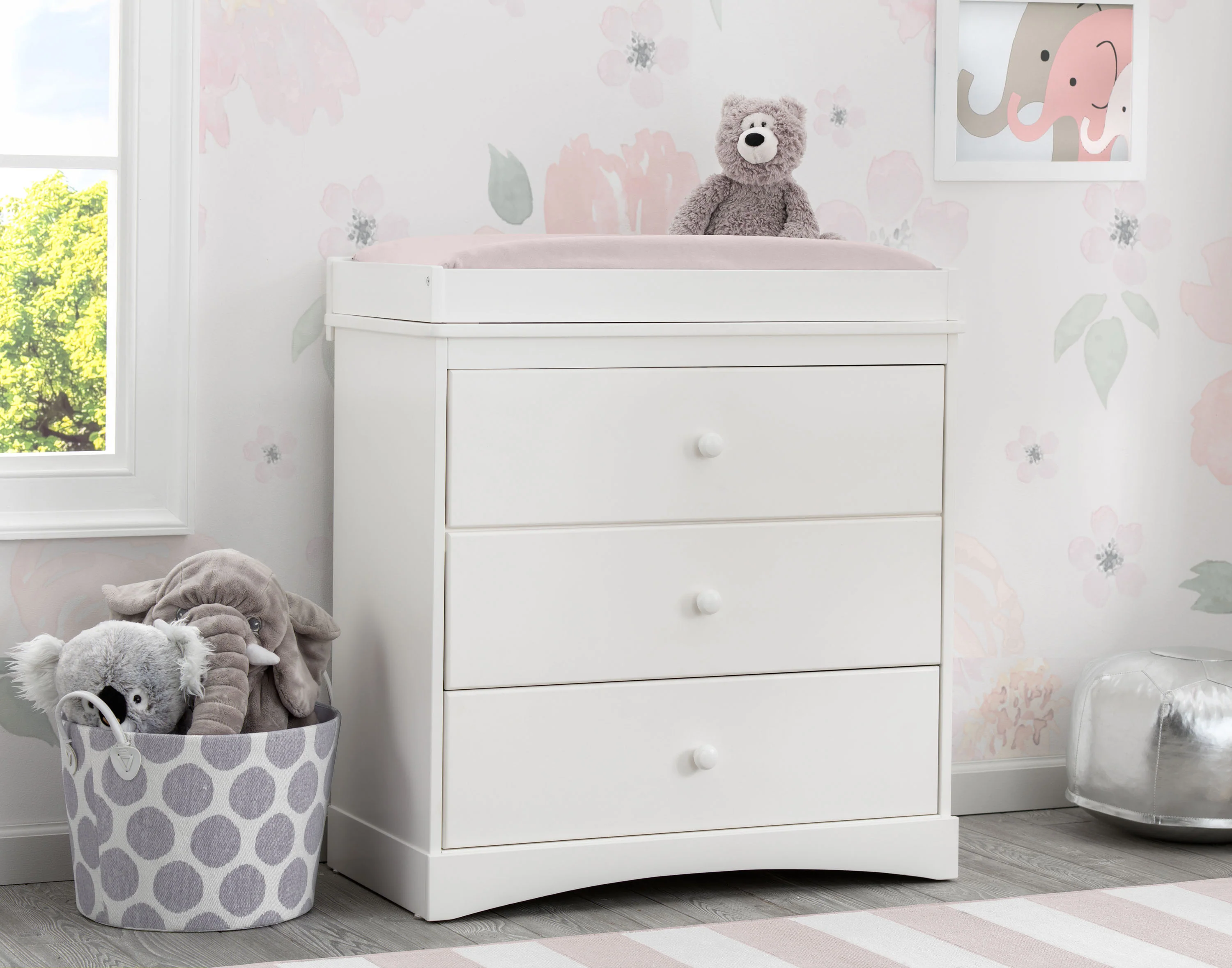 Skylar 3 Drawer Dresser with Changing Top and Interlocking Drawers - Image 17