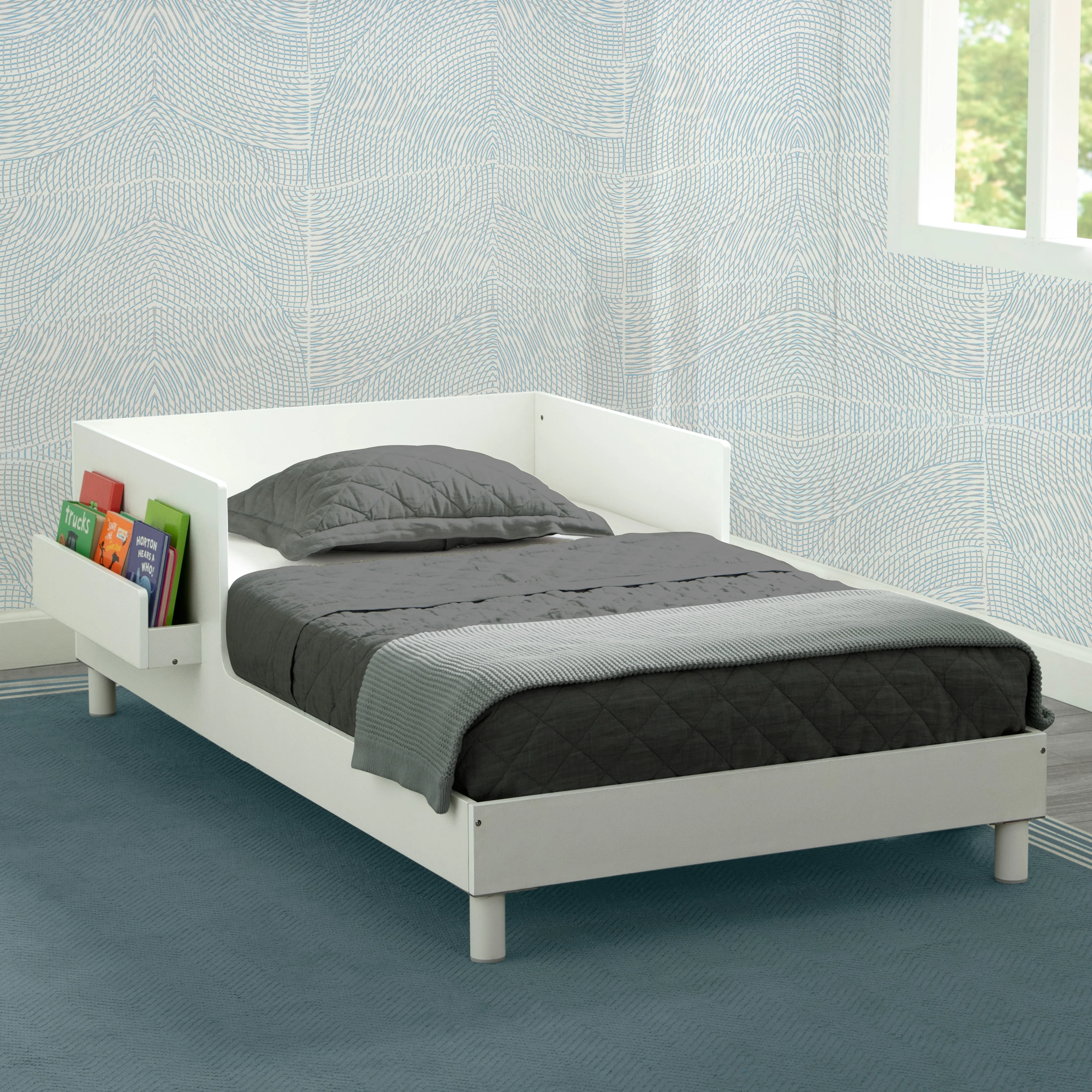 Sleep N Store Toddler Bed with Interchangeable Shelf - Image 11